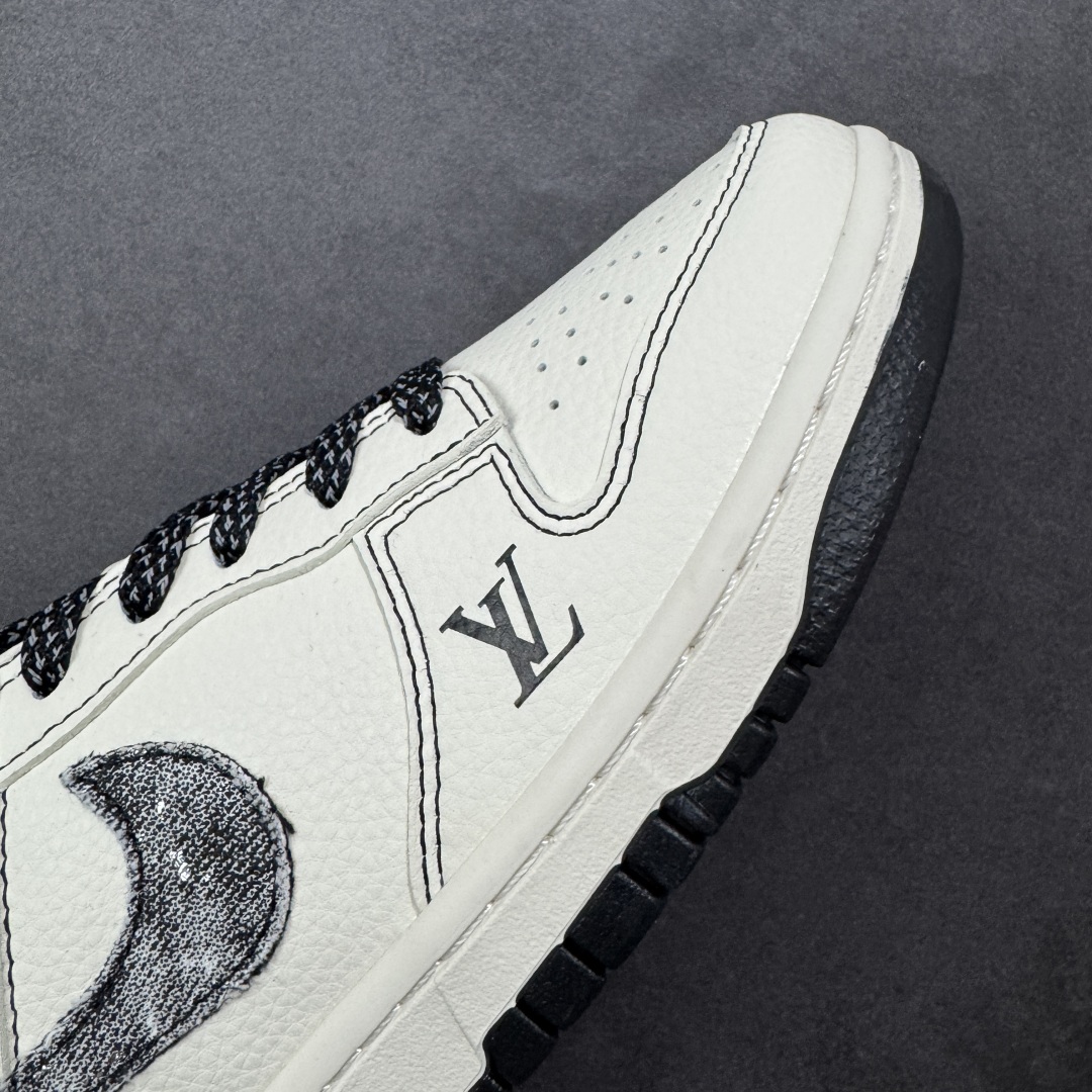 【纯原】Nike SB Dunk Low LV联名 米黑牛仔勾 周年高端定制 低帮休闲板鞋#定制鞋盒 大