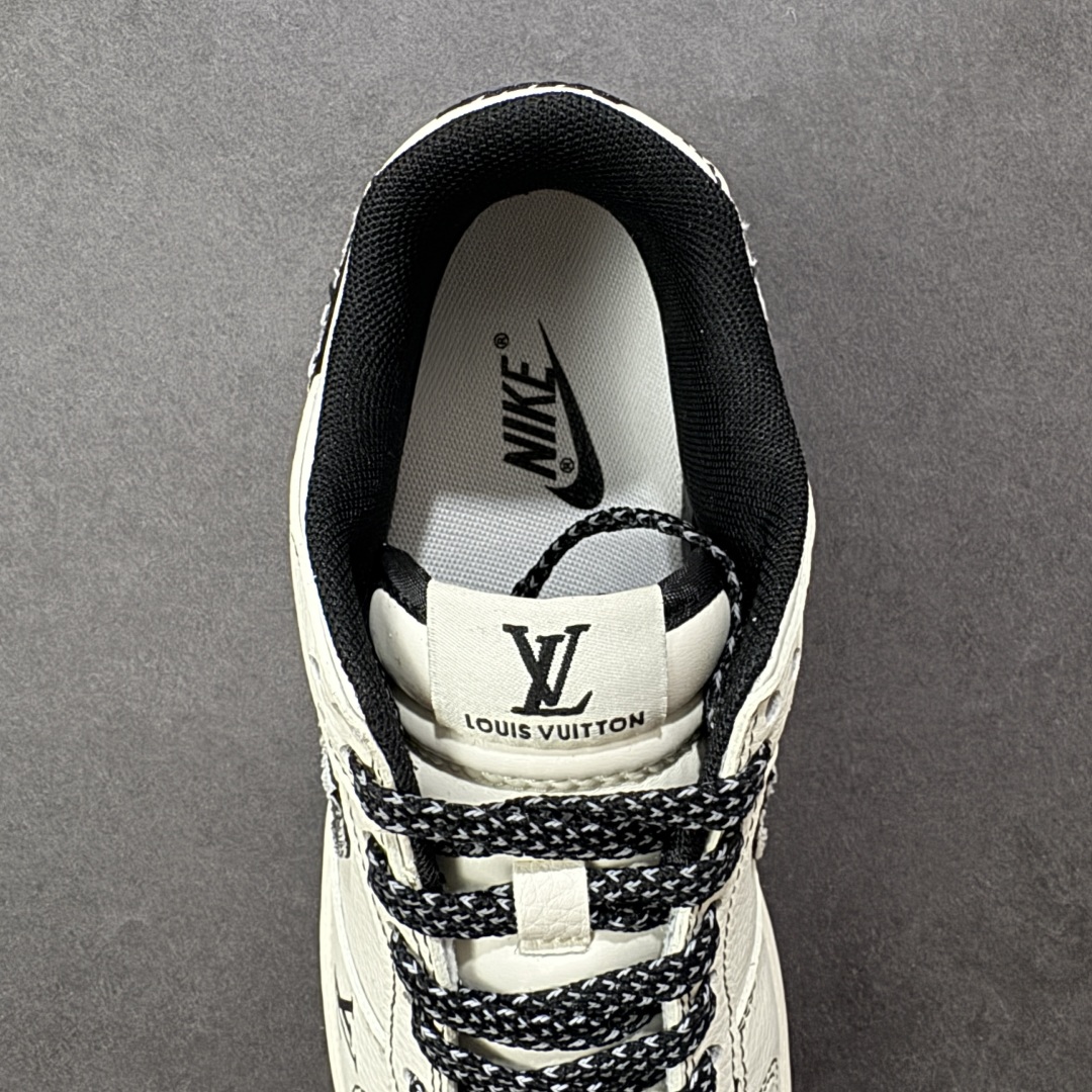 【纯原】Nike SB Dunk Low LV联名 米黑牛仔勾 周年高端定制 低帮休闲板鞋#定制鞋盒 大