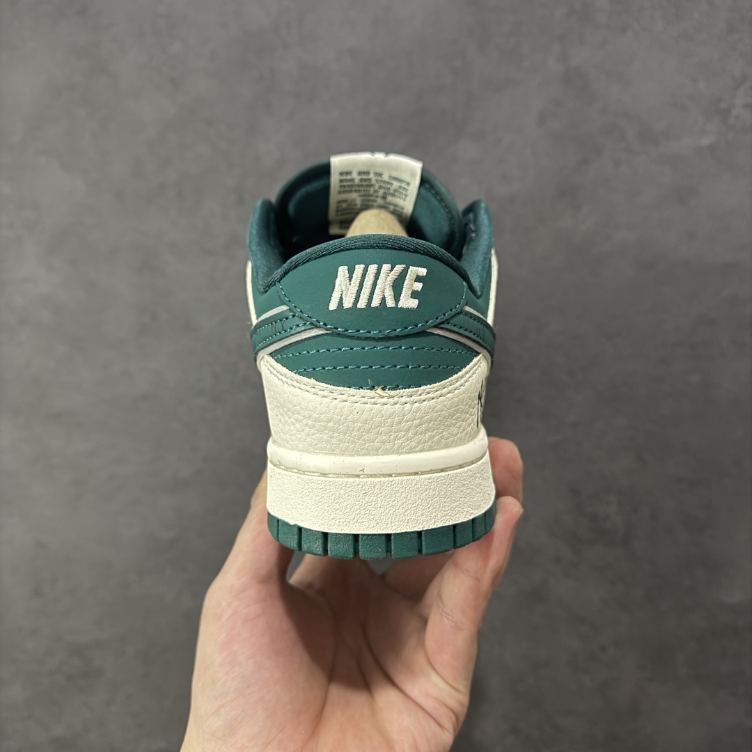 【纯原】Nike SB Dunk Low “MLB联名——米灰绿小双勾” 高端定制 低帮休闲板鞋 定制鞋