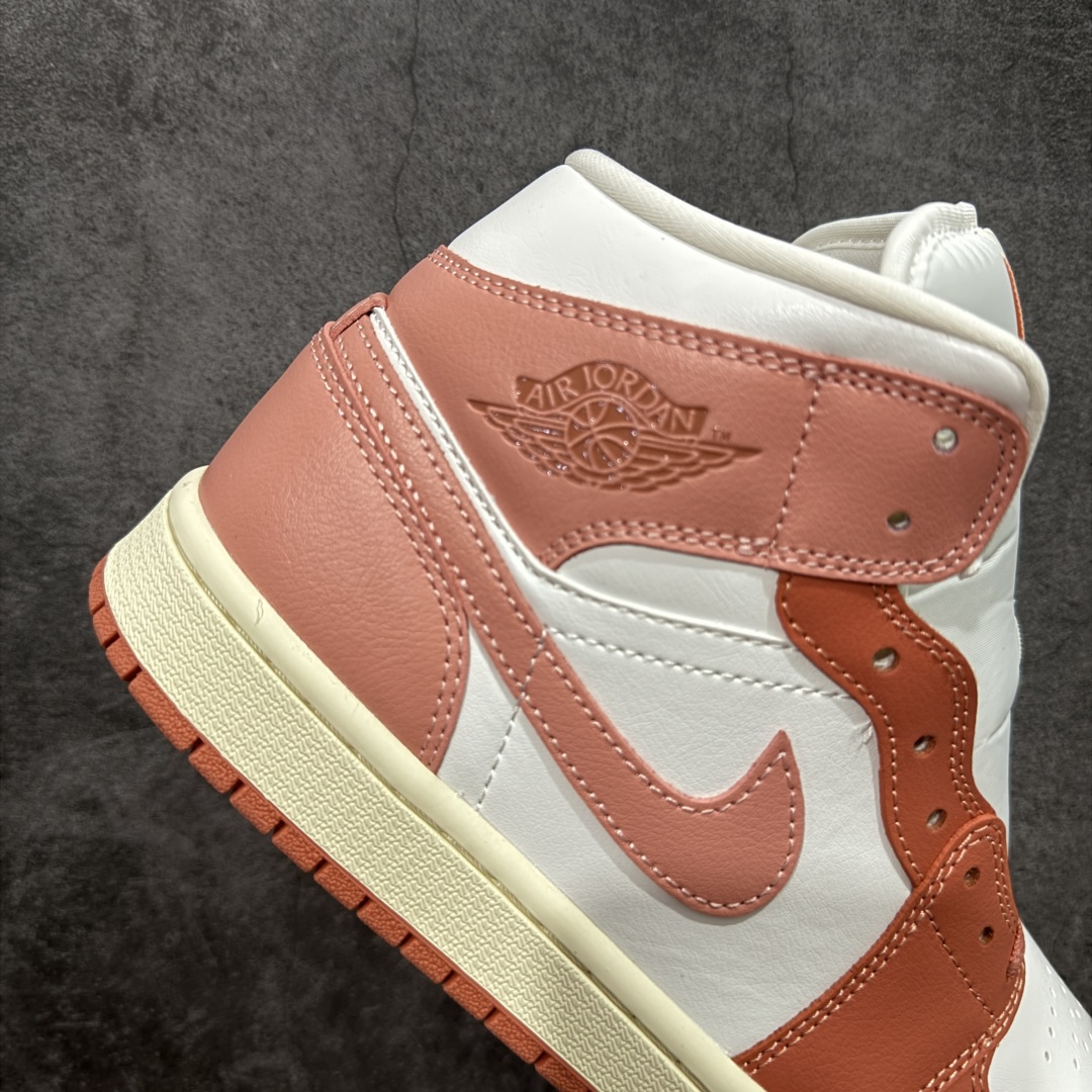 Air Jordan AJ1 Mid 中帮 粉白 BQ6472-180终端优势供应 市面中低帮最具代表性