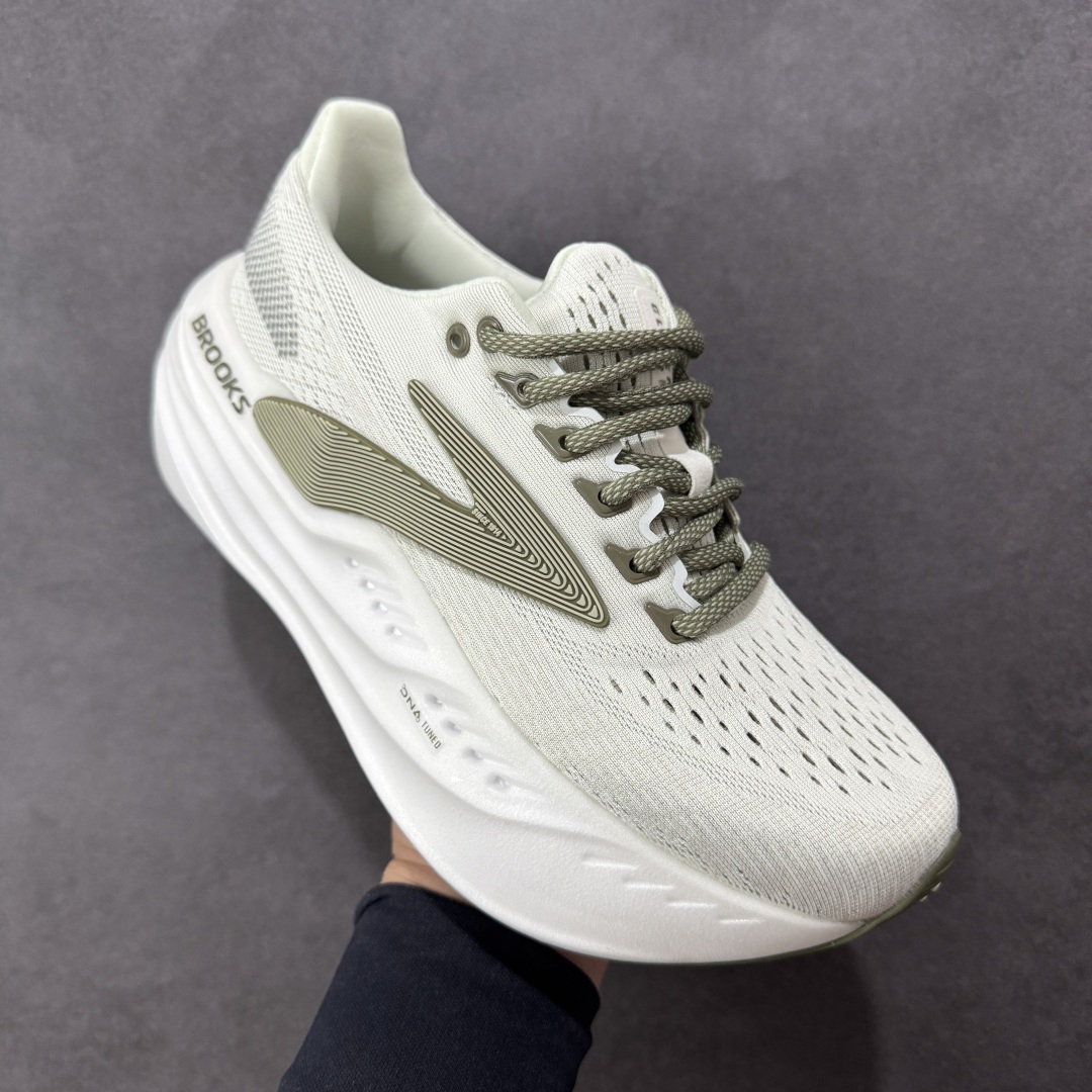 图片[3]-【顶级外贸版】Brooks 布鲁克斯 Glycerin Max超弹轻盈跑步鞋 低帮透气缓震支撑休闲运动慢跑鞋 外贸大厂出品 全新品质 重新定义高端品质 全鞋原材料1比1开发 还原真实脚感 完美版型市场绝无仅有 欢迎对比 鞋面采用改进工程空气网眼组合热熔工艺 鞋面材质搭载DNA LOFT V2密度泡棉缓震系统 中底外置防滑耐磨橡胶底片 尺码：35.5-47.5-选品中心