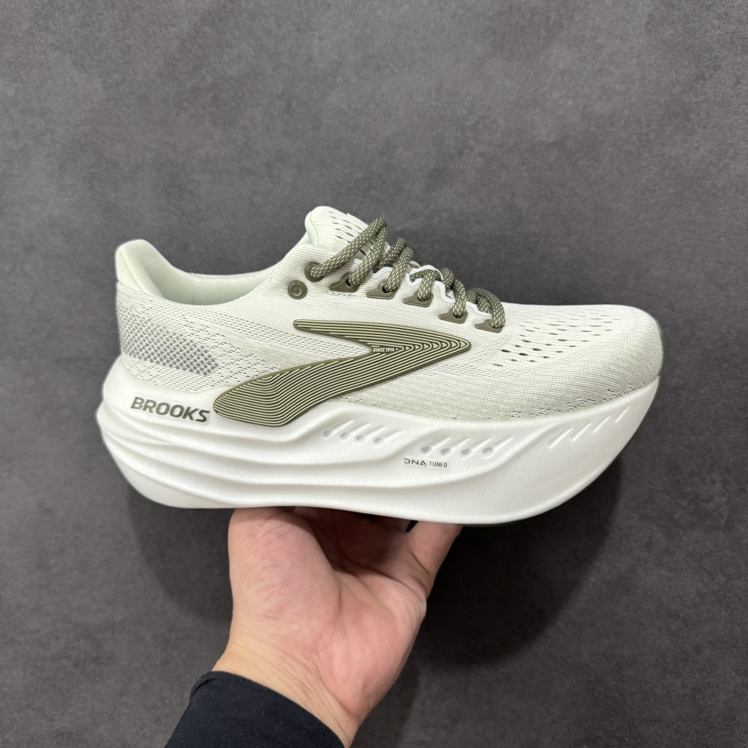【顶级外贸版】Brooks 布鲁克斯 Glycerin Max超弹轻盈跑步鞋 低帮透气缓震支撑休闲运动慢跑鞋 外贸大厂出品 全新品质 重新定义高端品质 全鞋原材料1比1开发 还原真实脚感 完美版型市场绝无仅有 欢迎对比 鞋面采用改进工程空气网眼组合热熔工艺 鞋面材质搭载DNA LOFT V2密度泡棉缓震系统 中底外置防滑耐磨橡胶底片 尺码:35.5-47.5-选品中心