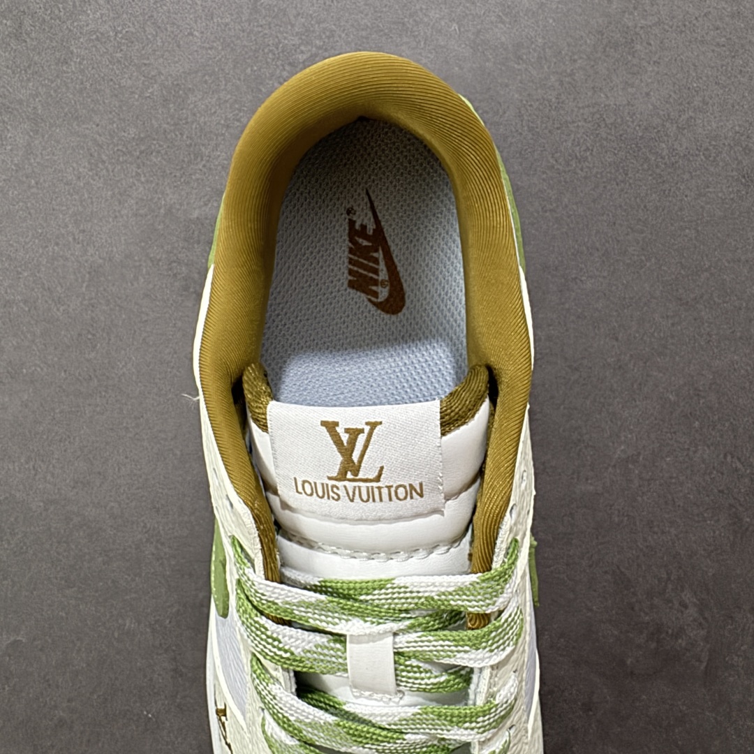 【纯原】Nike SB Dunk Low LV联名 白绿棕 高端定制 低帮休闲板鞋 SC0601-476