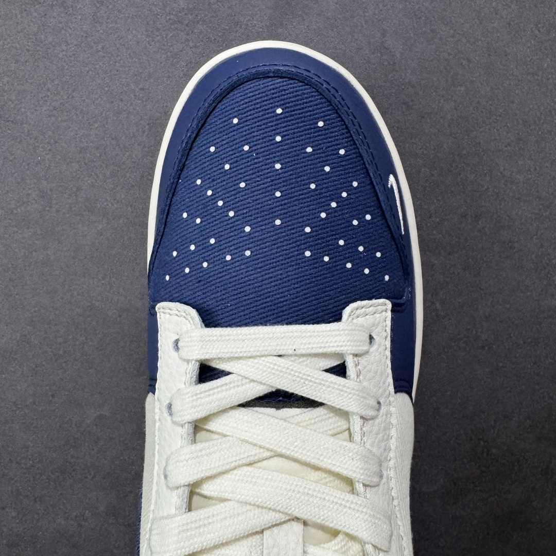 【纯原】Nike SB Dunk Low 联名 米白帆布蓝钩 高端定制 低帮休闲板鞋 XD1588-23