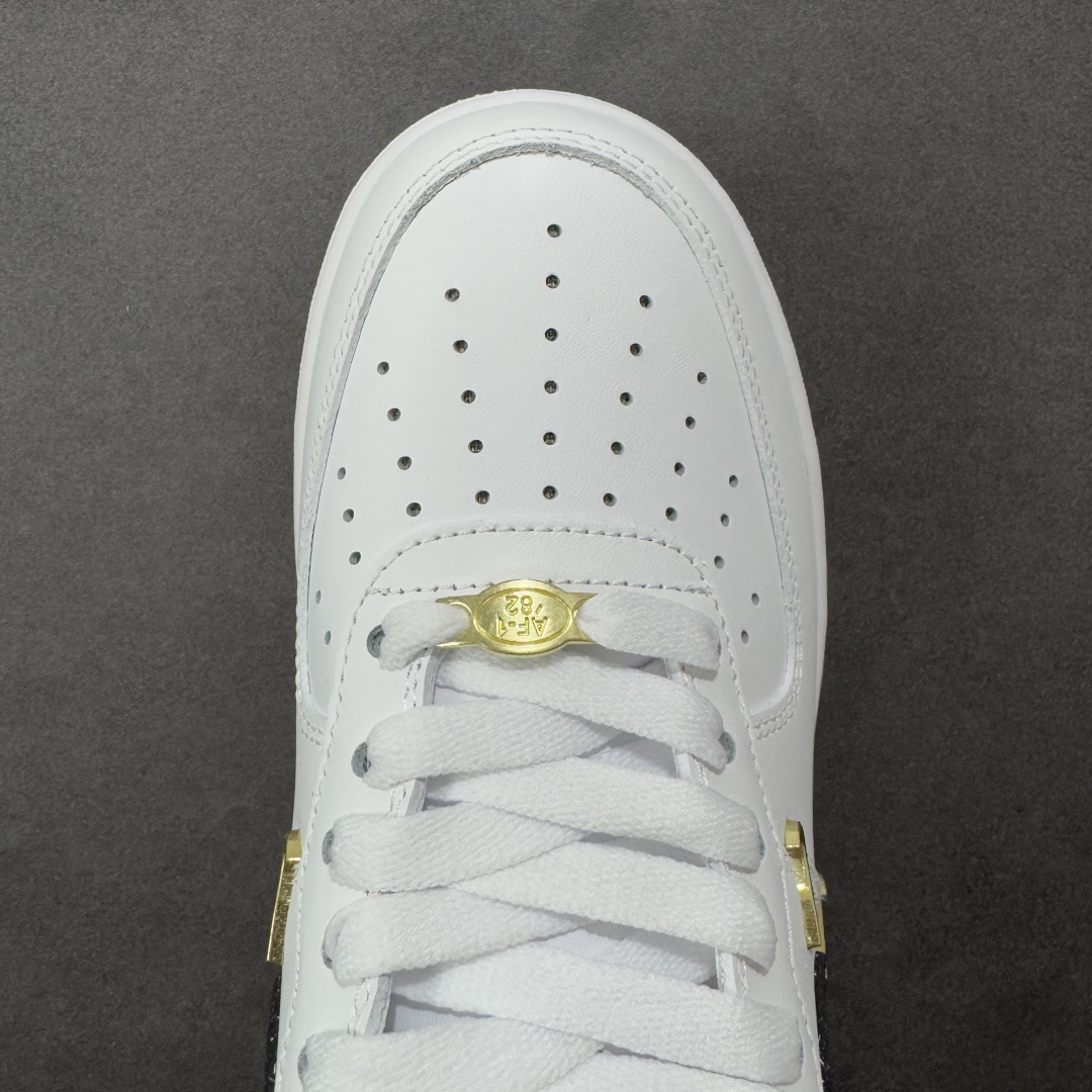 【纯原】Nike Air Force 1'07 Low 四勾黑白 空军一号低帮休闲板鞋 ZH0316-1