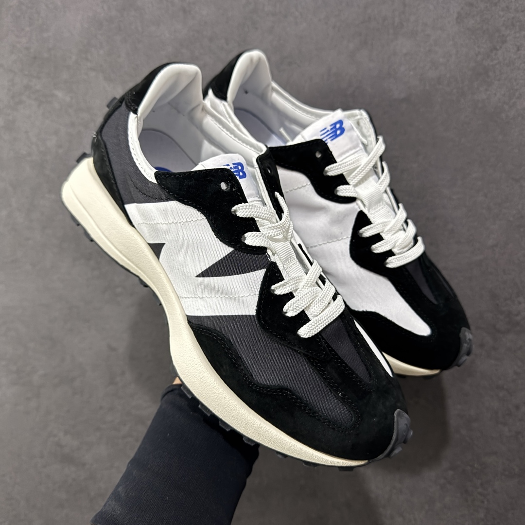 图片[10]-【PE福利版】NB新百伦New Balance NB327系列复古休闲运动慢跑鞋 MS327LAB 全新 New Balance 327 系列，以更纯粹的复古风格设计打造的全新造型。侧身还以解构设计，将 N 字标志以做旧压花样式呈现，样式别具新意。而麂皮、冲孔皮革的塑造，则呈现出高级怀旧气质，也让鞋款在奢华时装风格与运动氛围之间达到了平衡。 尺码：36～45半-选品中心
