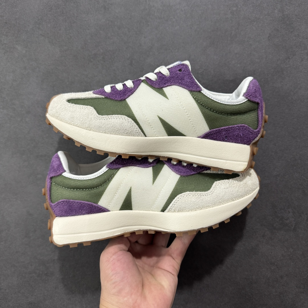 图片[20]-【PE福利版】NB新百伦New Balance NB327系列复古休闲运动慢跑鞋 MS327LAB 全新 New Balance 327 系列，以更纯粹的复古风格设计打造的全新造型。侧身还以解构设计，将 N 字标志以做旧压花样式呈现，样式别具新意。而麂皮、冲孔皮革的塑造，则呈现出高级怀旧气质，也让鞋款在奢华时装风格与运动氛围之间达到了平衡。 尺码：36～45半-选品中心