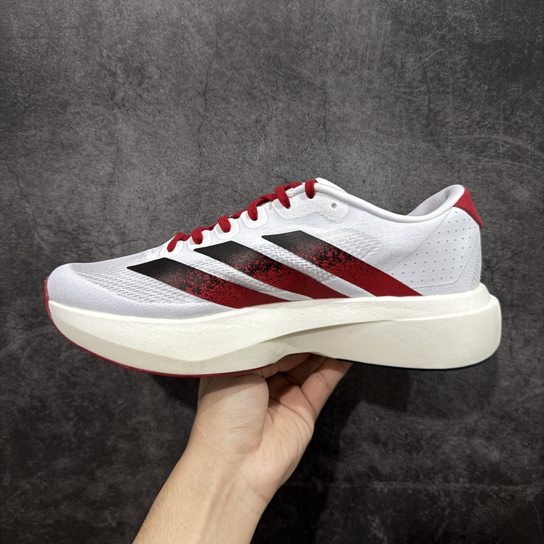 【PK版】AD Adizero Evo SL M 白红零度系列马拉松轻量竞速运动跑鞋 JQ4576原材料