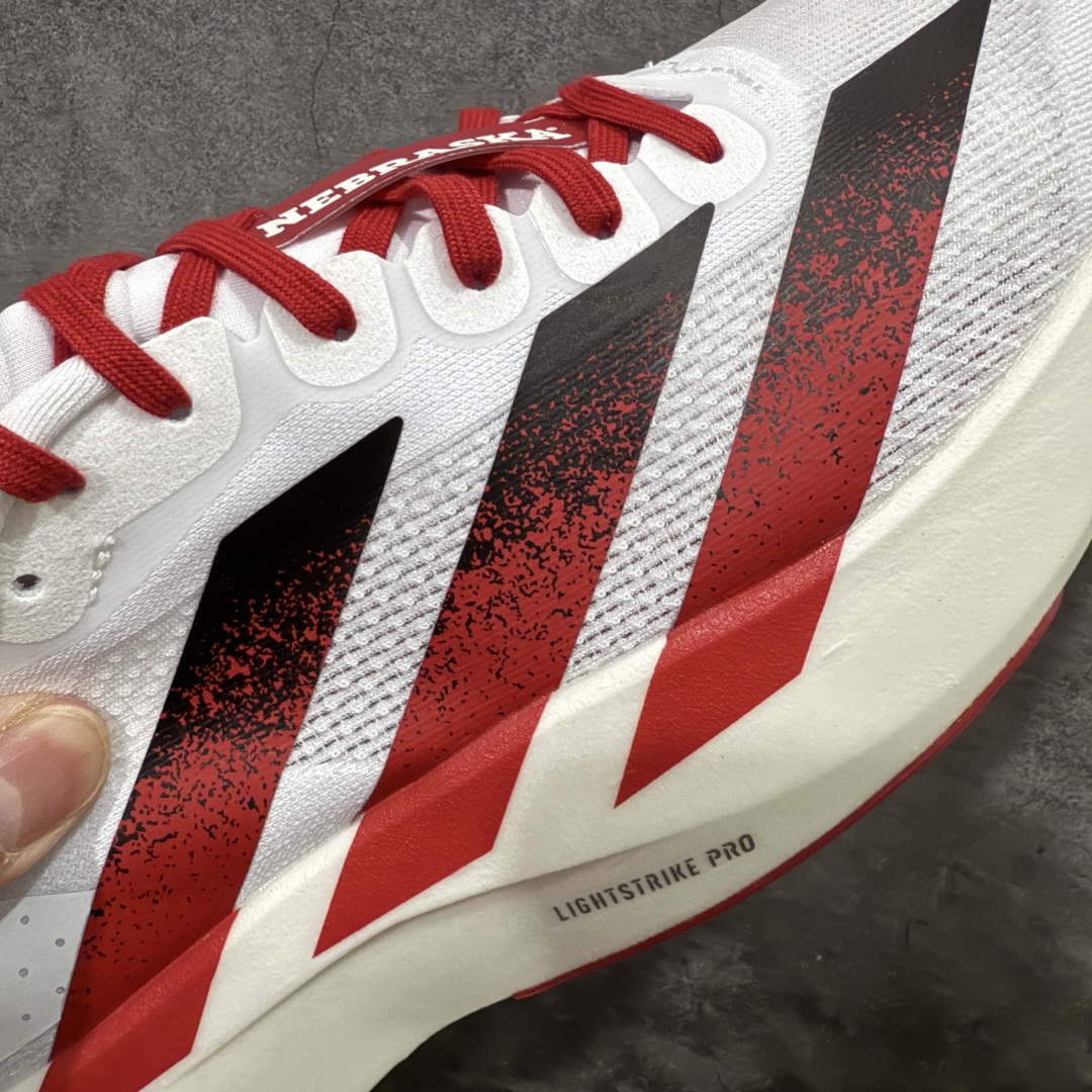 【PK版】AD Adizero Evo SL M 白红零度系列马拉松轻量竞速运动跑鞋 JQ4576原材料