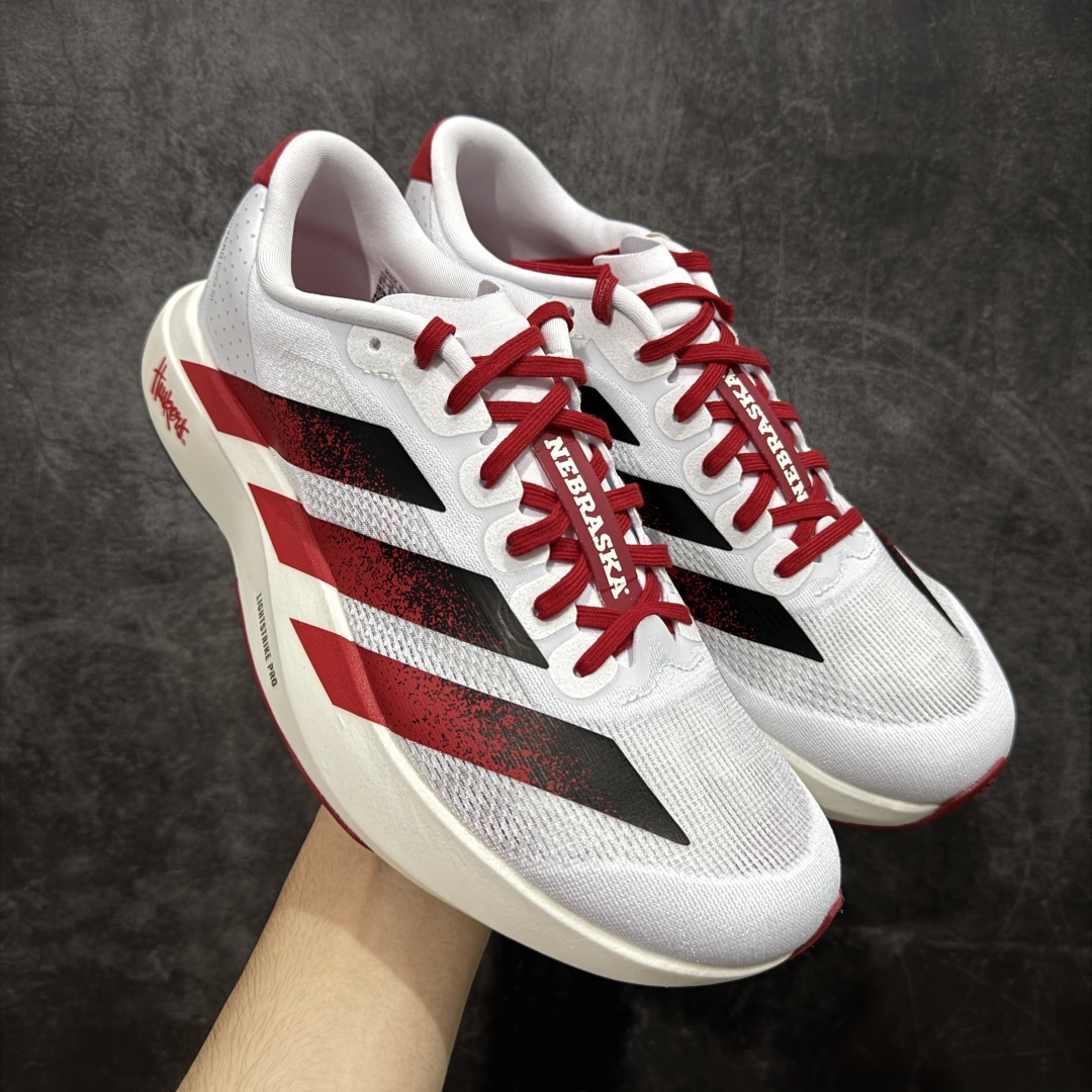 【PK版】AD Adizero Evo SL M 白红零度系列马拉松轻量竞速运动跑鞋 JQ4576原材料
