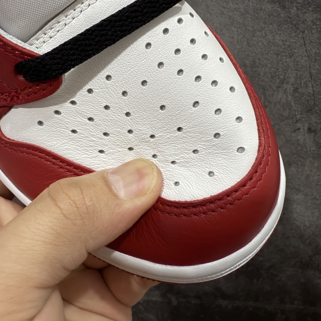 【纯原】Air Jordan 1 Low og AJ1乔1低帮男子文化篮球鞋 白红芝加哥 HQ6998-