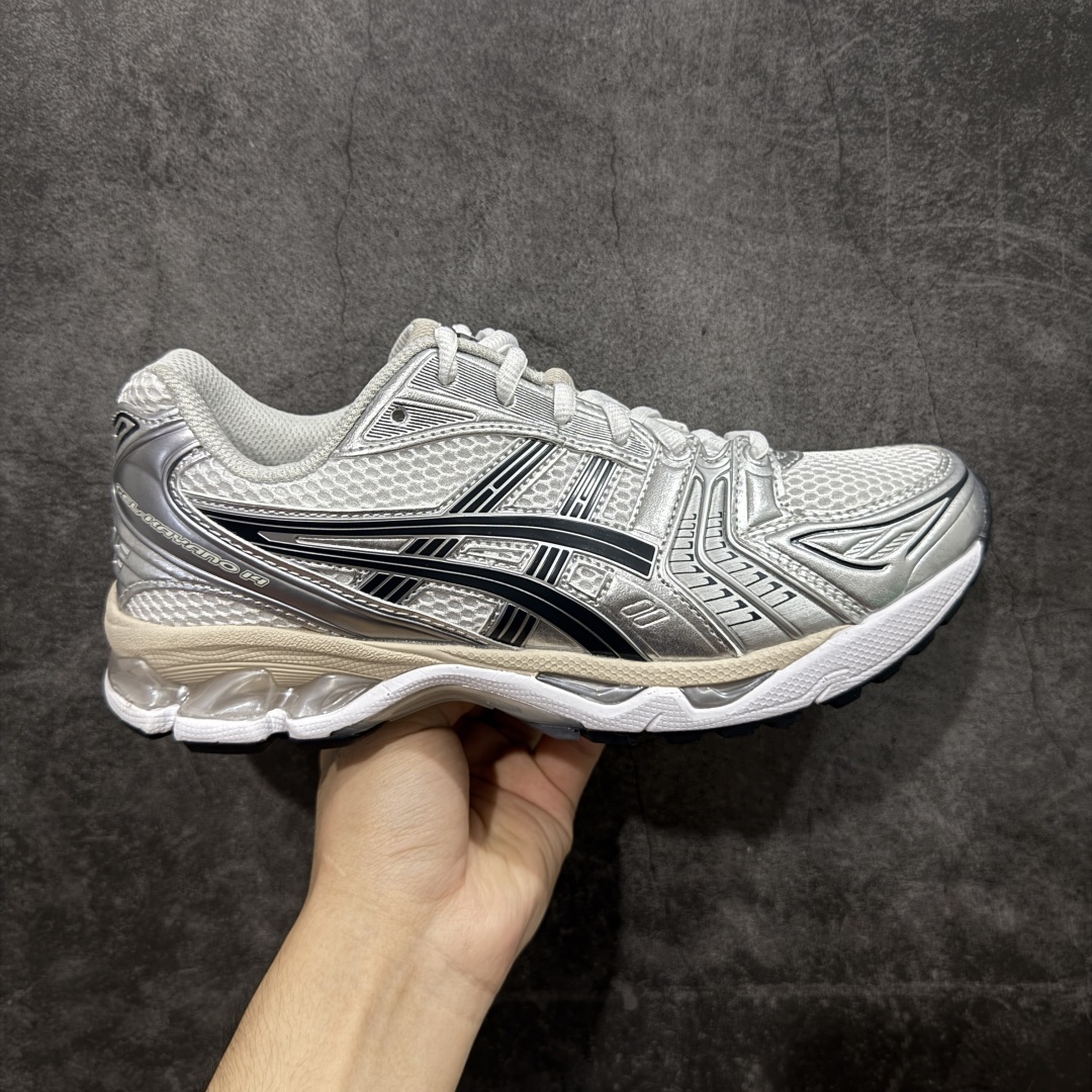 【纯原】 ASICS GEL-KAYANO 14 亚瑟士系列轻量缓震休闲运动跑步鞋市场天花板品质 鞋型细