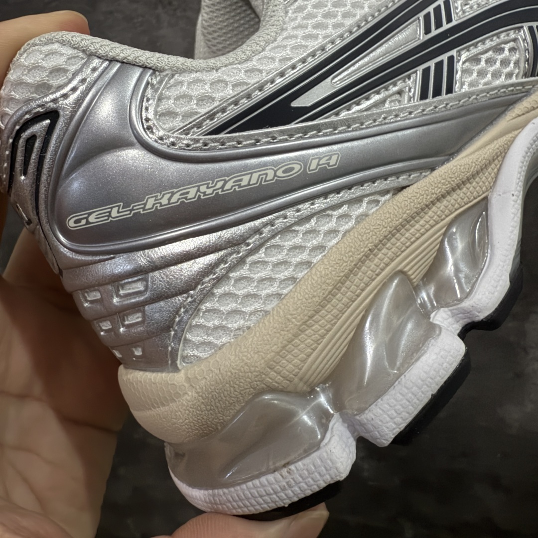 【纯原】 ASICS GEL-KAYANO 14 亚瑟士系列轻量缓震休闲运动跑步鞋市场天花板品质 鞋型细