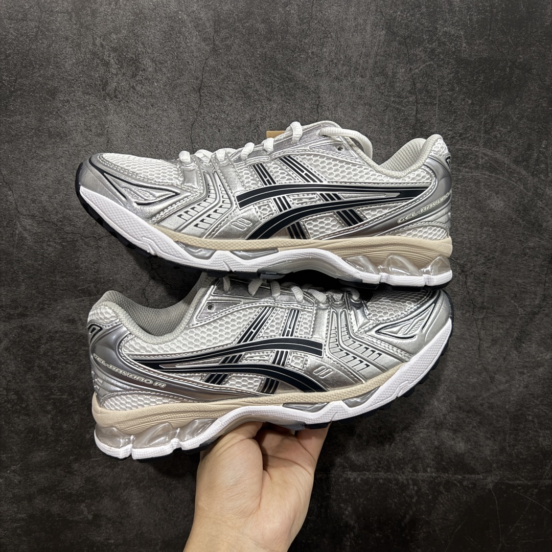 【纯原】 ASICS GEL-KAYANO 14 亚瑟士系列轻量缓震休闲运动跑步鞋市场天花板品质 鞋型细