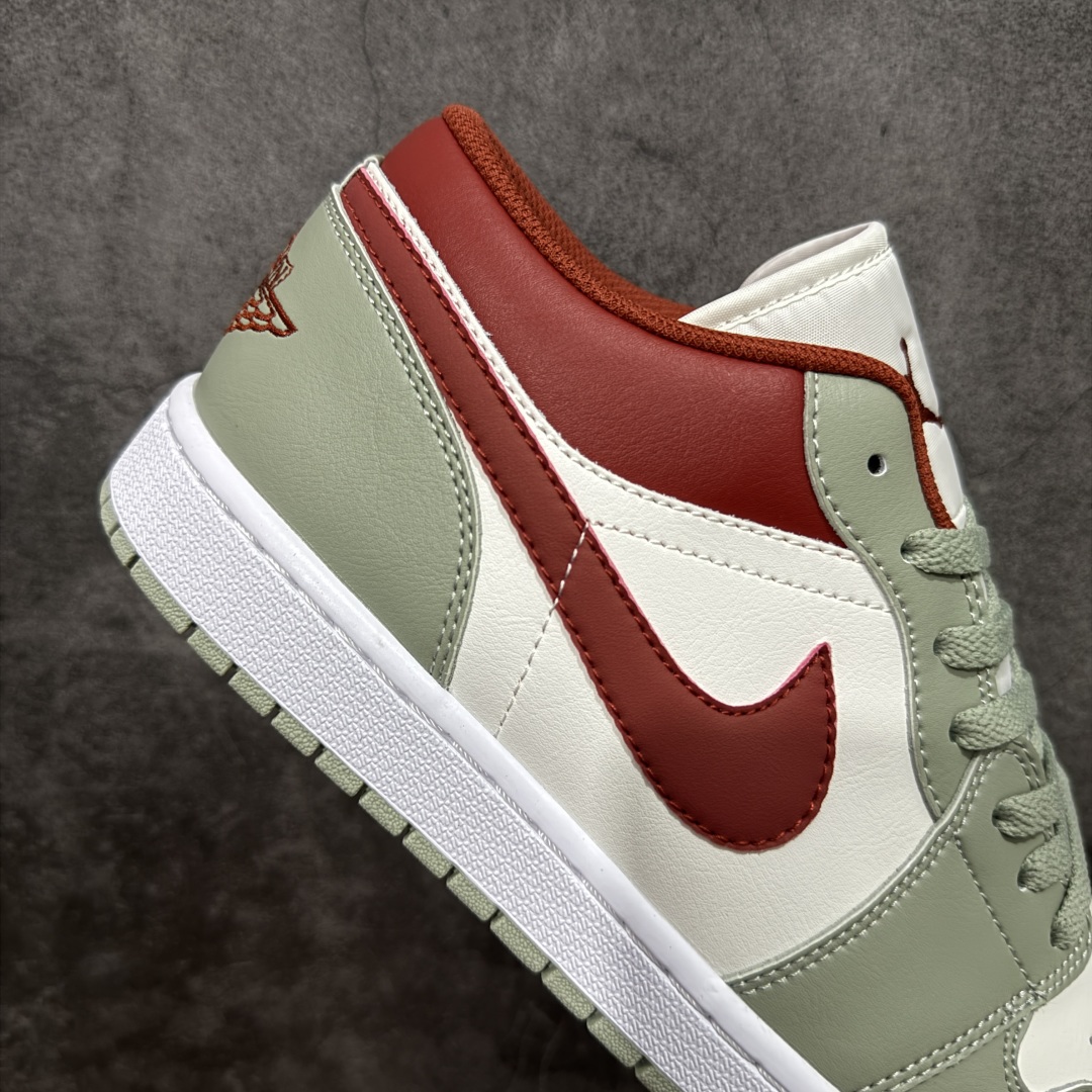 图片[7]-【K版纯原】Air Jordan AJ1 Low 低帮 白绿红 553558-133 全新流水线出品 市场第二梯队最强版 全部原鞋开发 原楦原纸板开发 全鞋电脑针车 原厂内置全掌气垫 原盒内在原标 唯一Zp原版鞋带绑法 免检产品 全新2022版型 全头层皮料 完美零毛边处理 原厂配置全掌气垫 价格定位良心 新配色陆续出货 尺码：36 36.5 37.5 38 38.5 39 40 40.5 41 42 42.5 43 44 44.5 45-选品中心