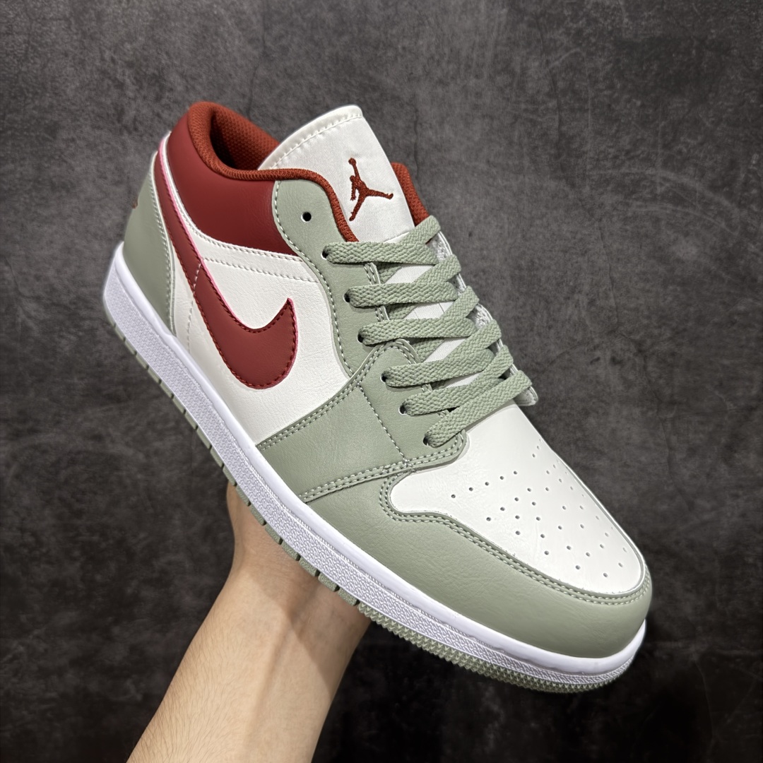 图片[3]-【K版纯原】Air Jordan AJ1 Low 低帮 白绿红 553558-133 全新流水线出品 市场第二梯队最强版 全部原鞋开发 原楦原纸板开发 全鞋电脑针车 原厂内置全掌气垫 原盒内在原标 唯一Zp原版鞋带绑法 免检产品 全新2022版型 全头层皮料 完美零毛边处理 原厂配置全掌气垫 价格定位良心 新配色陆续出货 尺码：36 36.5 37.5 38 38.5 39 40 40.5 41 42 42.5 43 44 44.5 45-选品中心