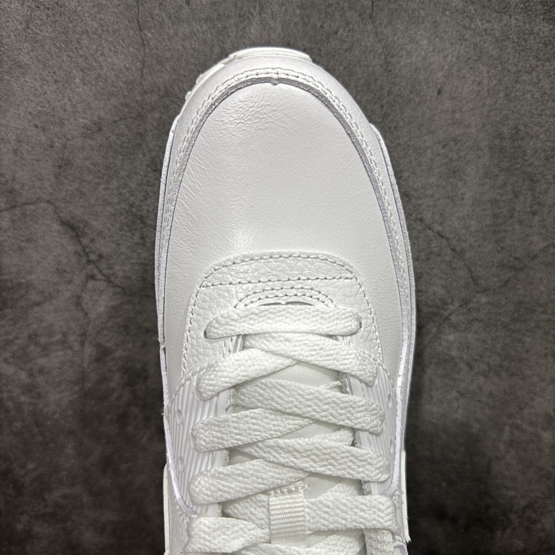 【纯原】Nike Air Max 90 Leather 舒适时尚减震耐磨透气 低帮 气垫 休闲跑步鞋 男
