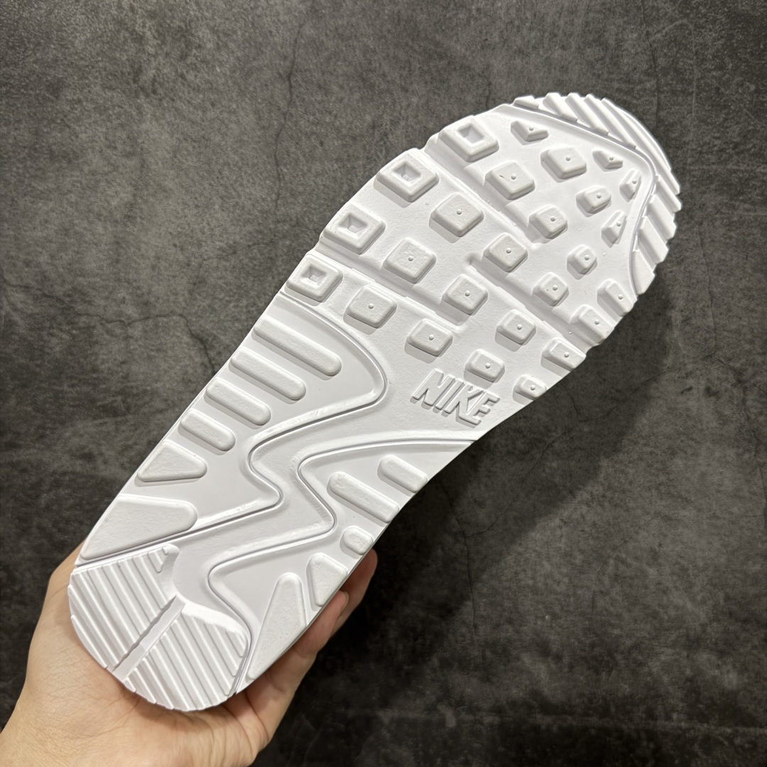 【纯原】Nike Air Max 90 Leather 舒适时尚减震耐磨透气 低帮 气垫 休闲跑步鞋 男