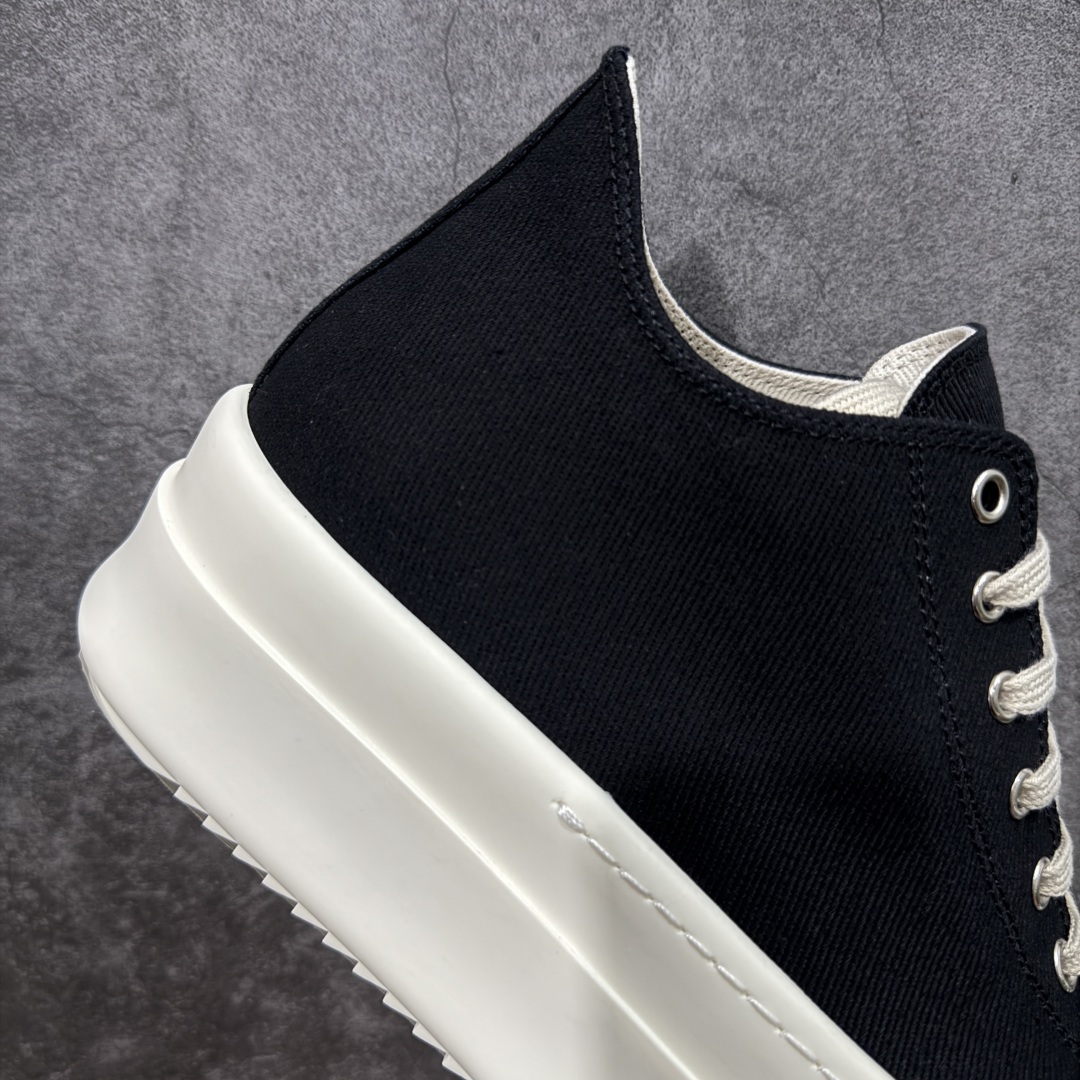 图片[7]-【莞产G版】帆布大匡威RO / Rick Owens DRKSHDW 瑞克·欧文斯 大匡威/低帮厚底/ 水洗牛仔帆布 低帮 西瓜头 【皮料】 东莞原厂进口全新2025年新材质““水洗牛仔斜纹帆布” 【鞋带】 鞋带采用水染定织法工艺，高密度之下，透出光泽感！ 【鞋头】软糯，轻轻按压有牛皮细细的纹理质感！ 【鞋底】TPU大底奶香味！硬度、肤感一比一！鞋底logo钢印清晰正确！ 【鞋垫】独家私人开模压印！牛皮贴面，双层复合！ 【尺码】 ：36 37 38 39 40 41 42 43 44 45 46！-选品中心