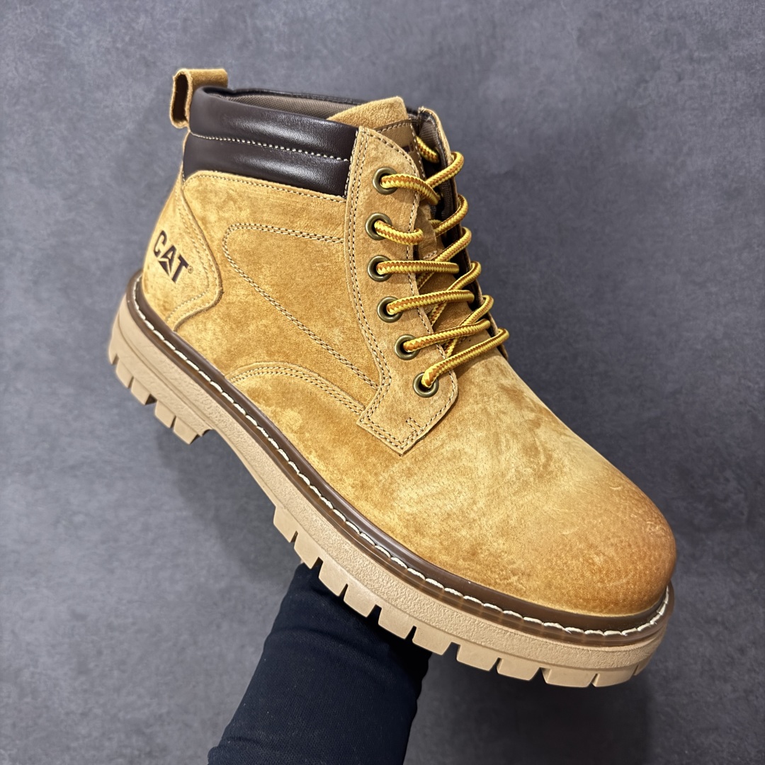 图片[3]-【公司级】CAT卡特 户外工装休闲马丁靴大黄靴系列 广东大厂品质 全新工艺升级 全鞋真牛皮材料 大底到五金都是代工厂原材料制作 同原版固特异永不开胶工艺 好货不杀猪 首单质量严格把控 全网独家首发 品质毋庸置疑 全套官网统一包装 今年冬季防寒户外专用 日常随意搭配 尺码：39 40 41 42 43 44（皮鞋码）-选品中心