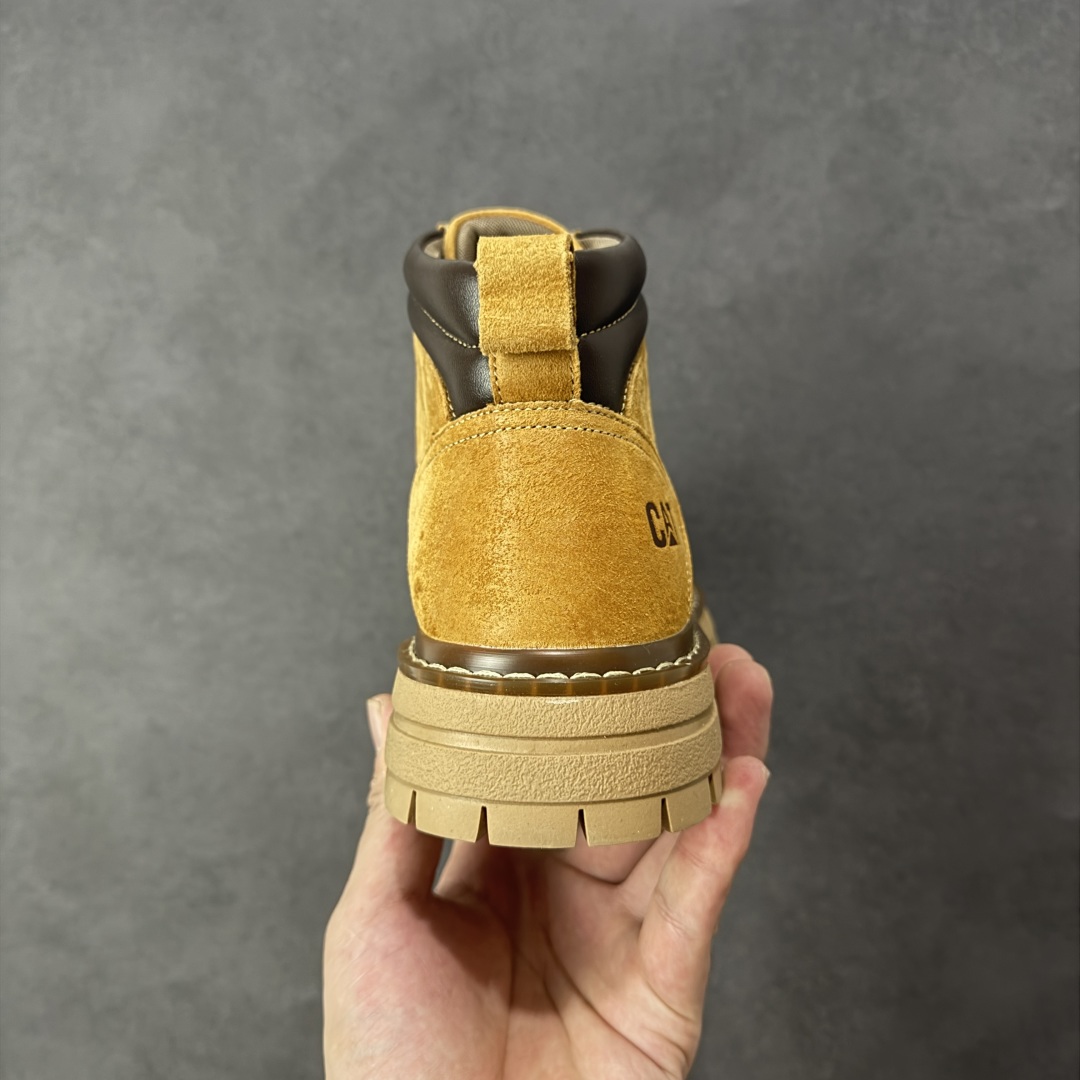 图片[4]-【公司级】CAT卡特 户外工装休闲马丁靴大黄靴系列 广东大厂品质 全新工艺升级 全鞋真牛皮材料 大底到五金都是代工厂原材料制作 同原版固特异永不开胶工艺 好货不杀猪 首单质量严格把控 全网独家首发 品质毋庸置疑 全套官网统一包装 今年冬季防寒户外专用 日常随意搭配 尺码：39 40 41 42 43 44（皮鞋码）-选品中心