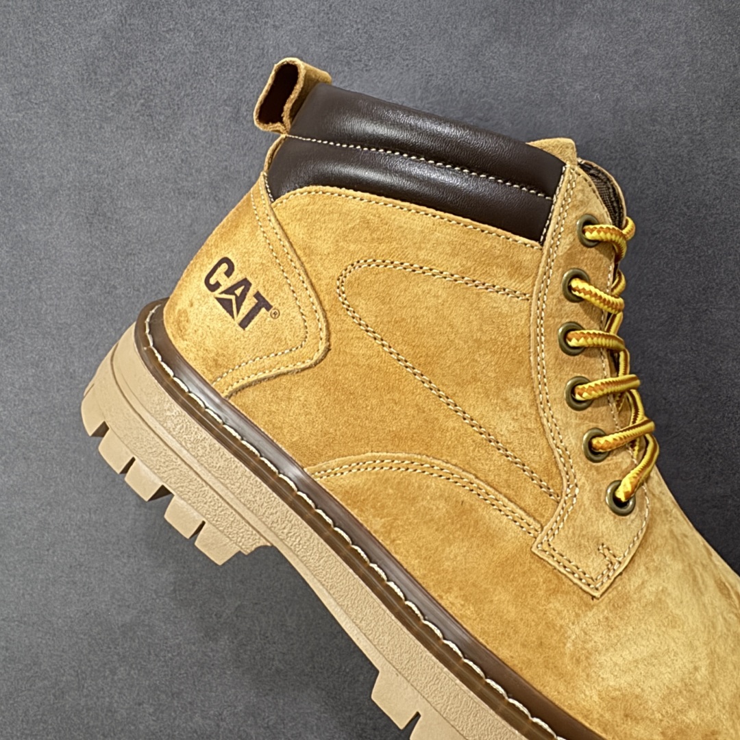 图片[6]-【公司级】CAT卡特 户外工装休闲马丁靴大黄靴系列 广东大厂品质 全新工艺升级 全鞋真牛皮材料 大底到五金都是代工厂原材料制作 同原版固特异永不开胶工艺 好货不杀猪 首单质量严格把控 全网独家首发 品质毋庸置疑 全套官网统一包装 今年冬季防寒户外专用 日常随意搭配 尺码：39 40 41 42 43 44（皮鞋码）-选品中心