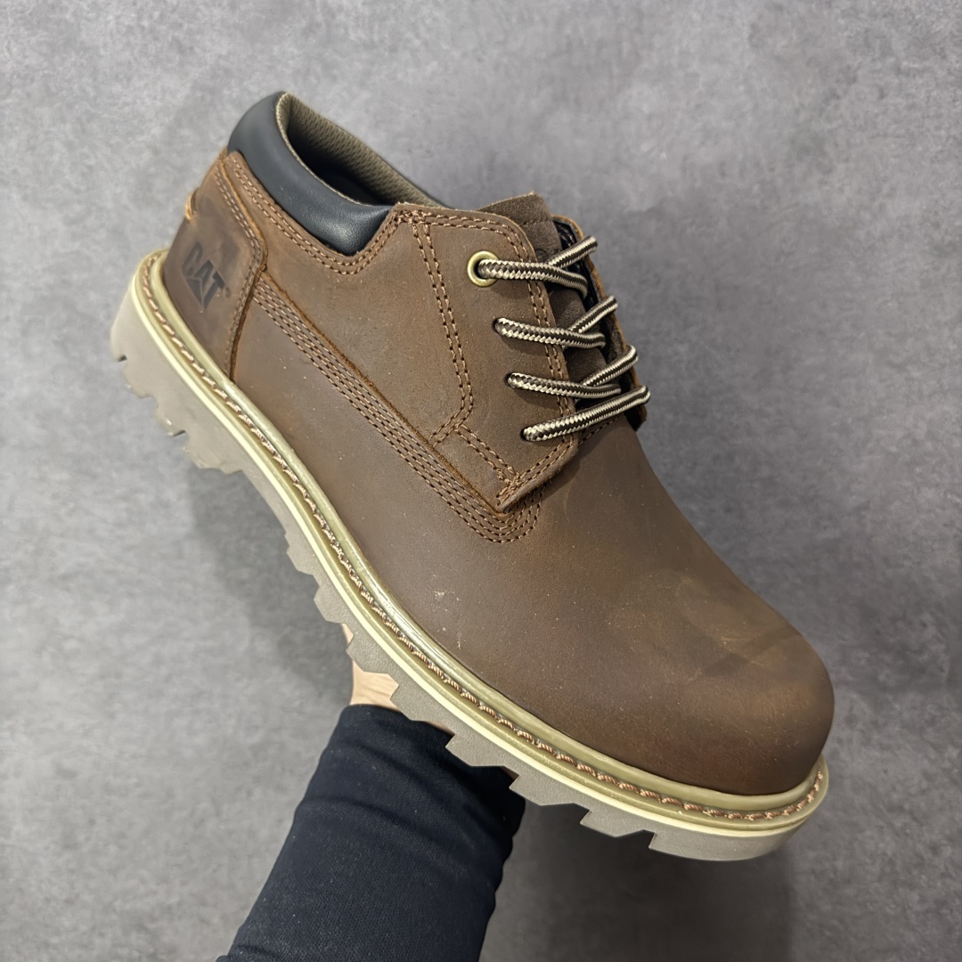 图片[3]-【公司级】25款官方同步CAT/卡特 户外工装轻底低帮休闲系带大黄靴系列 广东大厂品质 全新工艺升级 全鞋真牛皮材料 大底到五金都是代工厂原材料制作 同原版固特异永不开胶工艺 好货不杀猪 首单质量严格把控 全网独家首发 品质毋庸置疑 全套官网统一包装 今年冬季防寒户外专用 日常随意搭配 尺码：39 40 41 42 43 44（ 皮鞋码）-选品中心