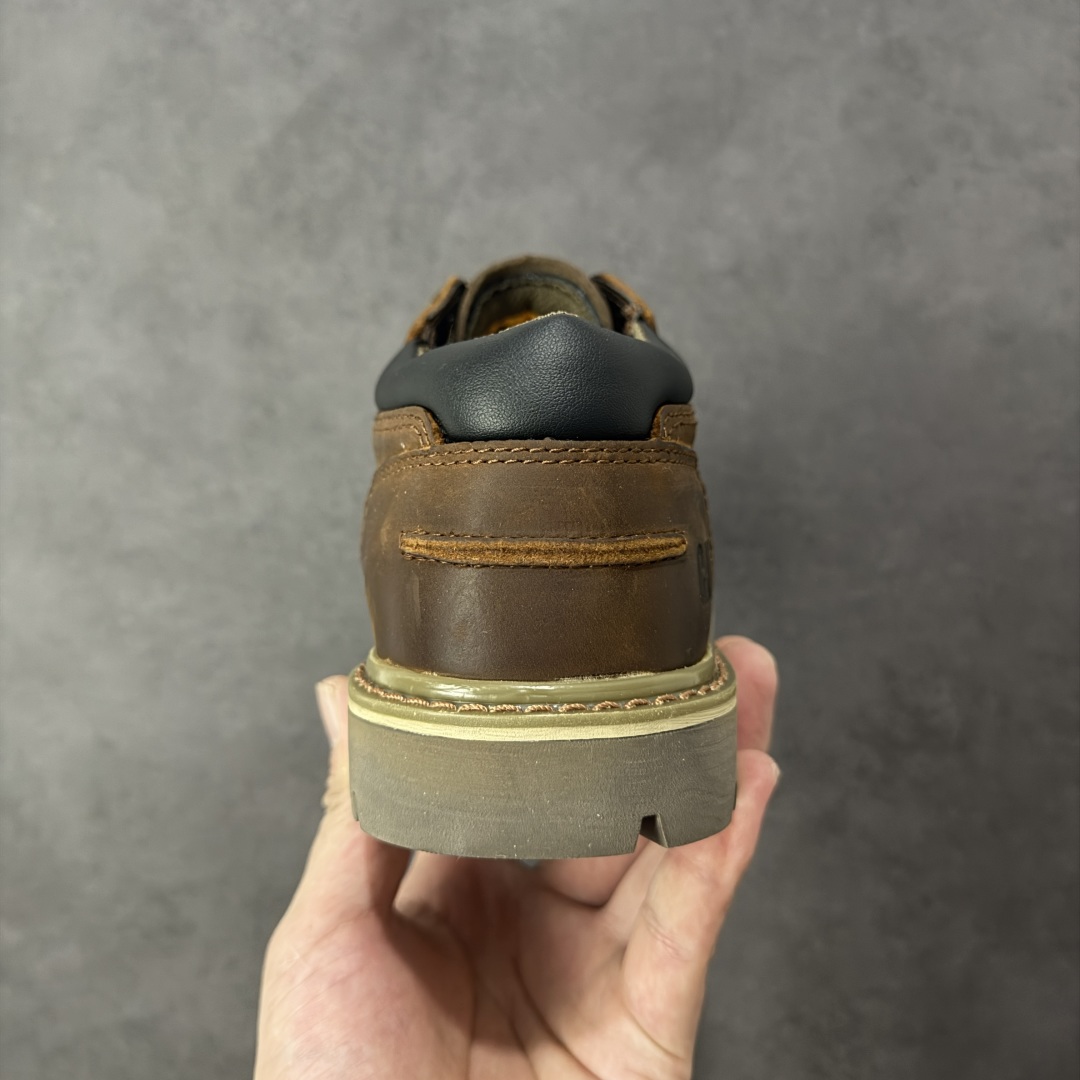 图片[4]-【公司级】25款官方同步CAT/卡特 户外工装轻底低帮休闲系带大黄靴系列 广东大厂品质 全新工艺升级 全鞋真牛皮材料 大底到五金都是代工厂原材料制作 同原版固特异永不开胶工艺 好货不杀猪 首单质量严格把控 全网独家首发 品质毋庸置疑 全套官网统一包装 今年冬季防寒户外专用 日常随意搭配 尺码：39 40 41 42 43 44（ 皮鞋码）-选品中心