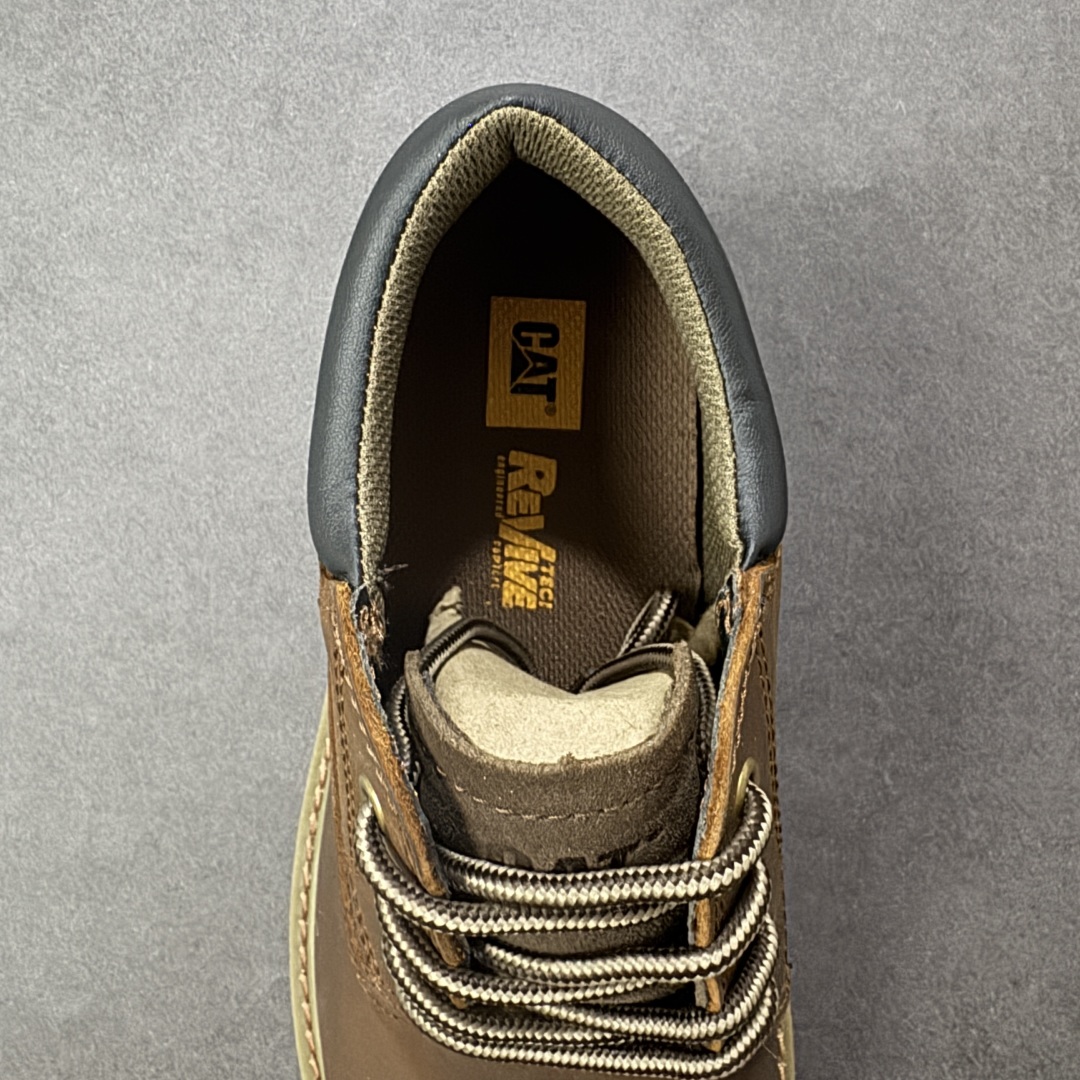 图片[7]-【公司级】25款官方同步CAT/卡特 户外工装轻底低帮休闲系带大黄靴系列 广东大厂品质 全新工艺升级 全鞋真牛皮材料 大底到五金都是代工厂原材料制作 同原版固特异永不开胶工艺 好货不杀猪 首单质量严格把控 全网独家首发 品质毋庸置疑 全套官网统一包装 今年冬季防寒户外专用 日常随意搭配 尺码：39 40 41 42 43 44（ 皮鞋码）-选品中心