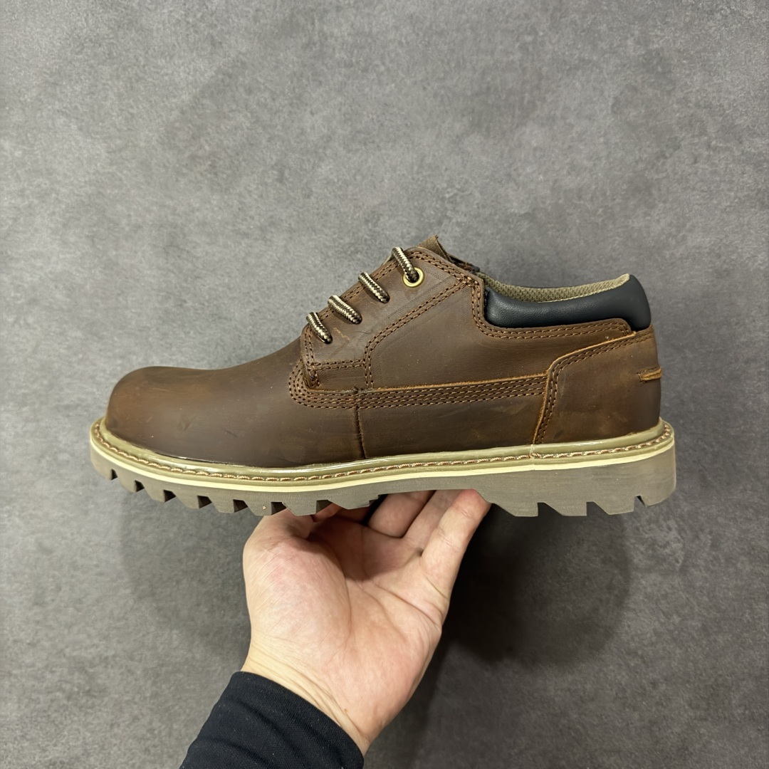 图片[2]-【公司级】25款官方同步CAT/卡特 户外工装轻底低帮休闲系带大黄靴系列 广东大厂品质 全新工艺升级 全鞋真牛皮材料 大底到五金都是代工厂原材料制作 同原版固特异永不开胶工艺 好货不杀猪 首单质量严格把控 全网独家首发 品质毋庸置疑 全套官网统一包装 今年冬季防寒户外专用 日常随意搭配 尺码：39 40 41 42 43 44（ 皮鞋码）-选品中心