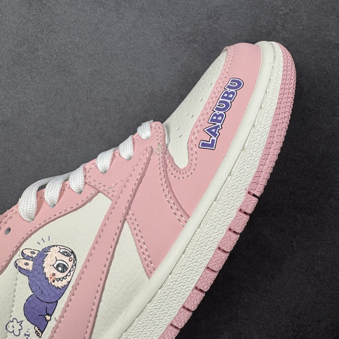 图片[5]-【定制版】Air Jordan 1 Low \”高端定制\” 拉布布粉紫倒钩 大厂纯原工艺 原楦原纸板 原厂头层皮料 铸造最完美鞋型 中底 背胶 皮料 清洁度 各方面细节堪称完美 货号：DD7866-114 尺码：36 36.5 37.5 38 38.5 39 40 40.5 41 42 42.5 43 44 44.5 45 编码：HXSB330340-选品中心