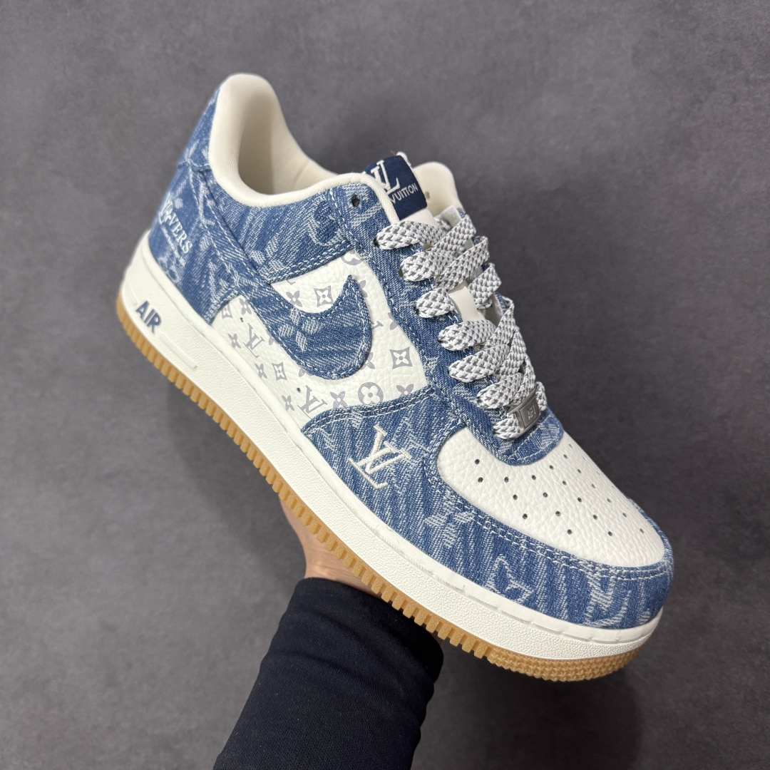 图片[3]-【定制版】NIke Air Force 1 \’07 Low ×LV 高端定制空军一号低帮 运动鞋 休闲鞋 折边针车 工艺难度大 原楦头原纸板 原装鞋盒 定制五金配件 内置全掌气垫 原厂鞋底 货号：YF9511-815 尺码：36 36.5 37.5 38 38.5 39 40 40.5 41 42 42.5 43 44 44.5 45 编码：HXSB310320-选品中心