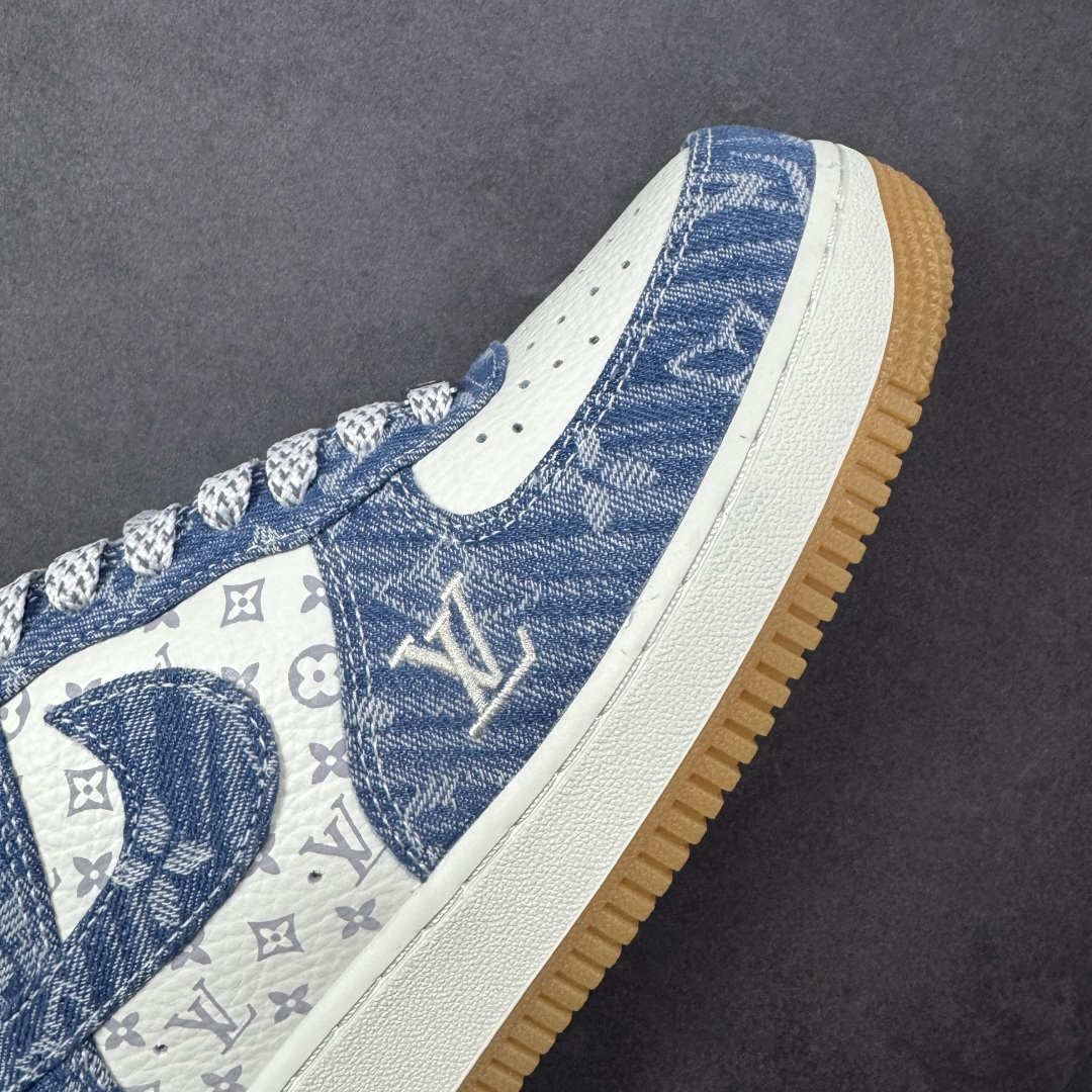 图片[5]-【定制版】NIke Air Force 1 \’07 Low ×LV 高端定制空军一号低帮 运动鞋 休闲鞋 折边针车 工艺难度大 原楦头原纸板 原装鞋盒 定制五金配件 内置全掌气垫 原厂鞋底 货号：YF9511-815 尺码：36 36.5 37.5 38 38.5 39 40 40.5 41 42 42.5 43 44 44.5 45 编码：HXSB310320-选品中心