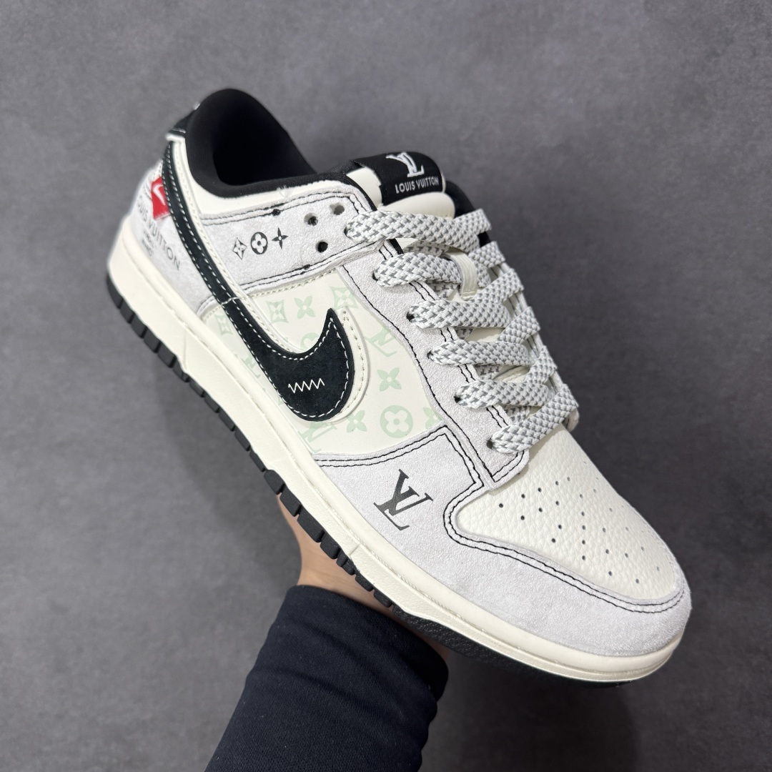 图片[3]-【定制版】Nike SB Dunk Low × LV 高端定制 低帮休闲板鞋 定制鞋盒 大厂纯原品质出货 超高清洁度 皮料切割干净无任何毛边 细节完美 货号：CX5050-Y21 尺码：36 36.5 37.5 38 38.5 39 40 40.5 41 42 42.5 43 44 44.5 45 编码：HXSB330340-选品中心
