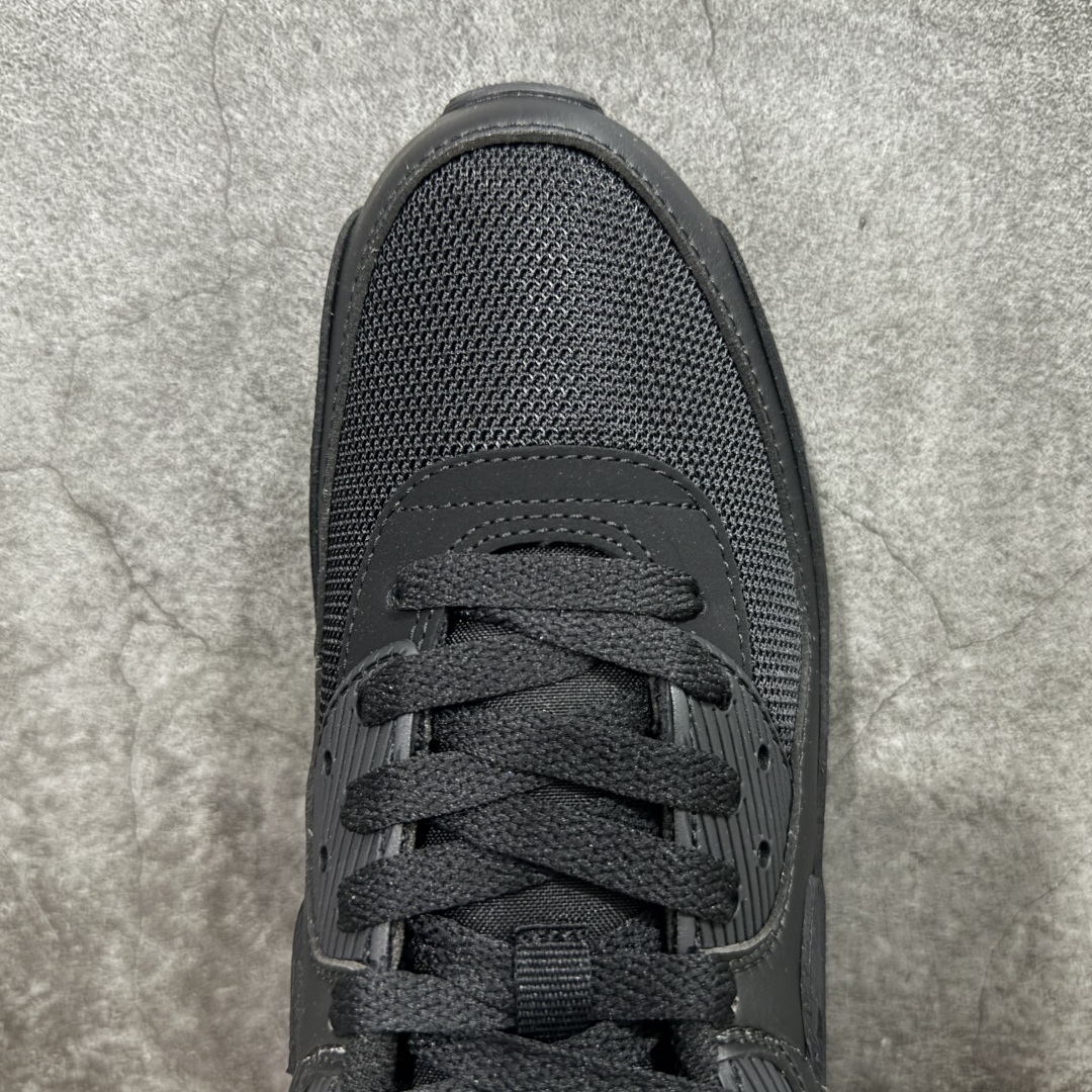 【纯原】Nike Air Max 90 舒适 复古 合成革减震防滑透气 低帮 休闲跑步鞋 黑色 CN84