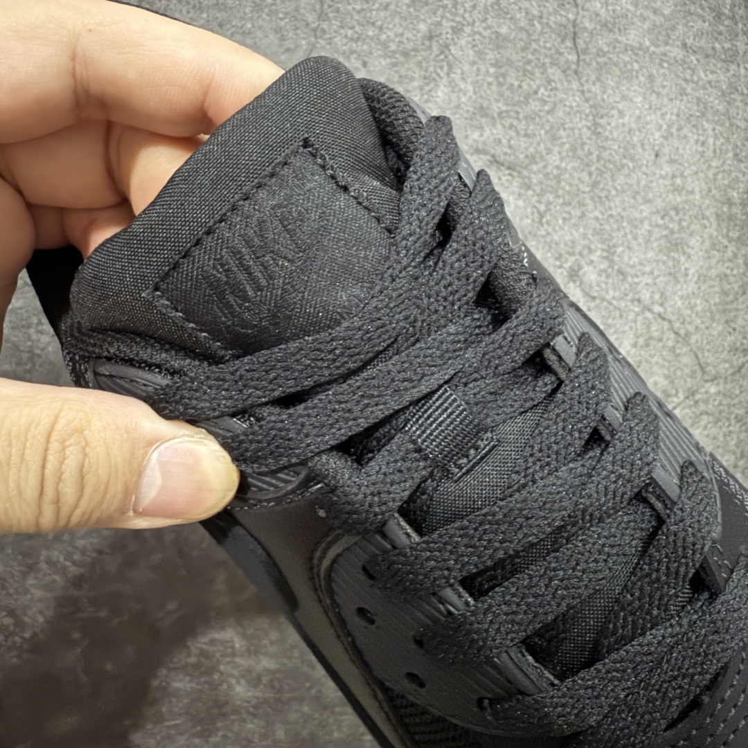 图片[6]-【Max纯原版】Nike Air Max 90 舒适 复古 合成革减震防滑透气 低帮 休闲跑步鞋 黑色 CN8490-003 顶级90款问市 开发数月 原版开发 多道QC质检 鞋型完美复刻 原厂级别工艺 正确色卡 正确气垫蓝光 正确大底 独家私模 采用进口头层牛皮拼接 定位高端市场 行业标杆工艺 尺码：39 40 40.5 41 42 42.5 43 44 44.5 45 46-选品中心