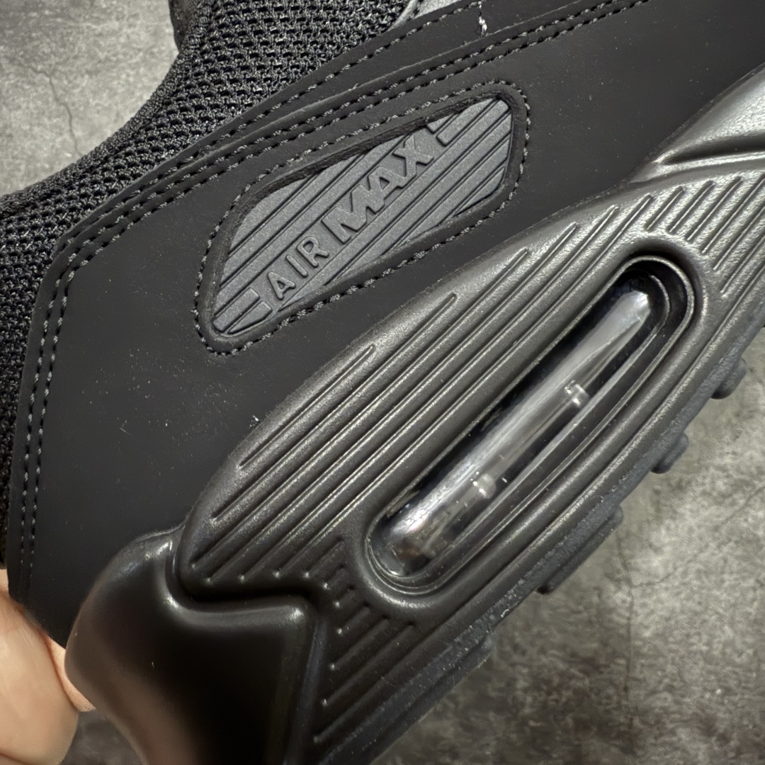 图片[3]-【Max纯原版】Nike Air Max 90 舒适 复古 合成革减震防滑透气 低帮 休闲跑步鞋 黑色 CN8490-003 顶级90款问市 开发数月 原版开发 多道QC质检 鞋型完美复刻 原厂级别工艺 正确色卡 正确气垫蓝光 正确大底 独家私模 采用进口头层牛皮拼接 定位高端市场 行业标杆工艺 尺码：39 40 40.5 41 42 42.5 43 44 44.5 45 46-选品中心