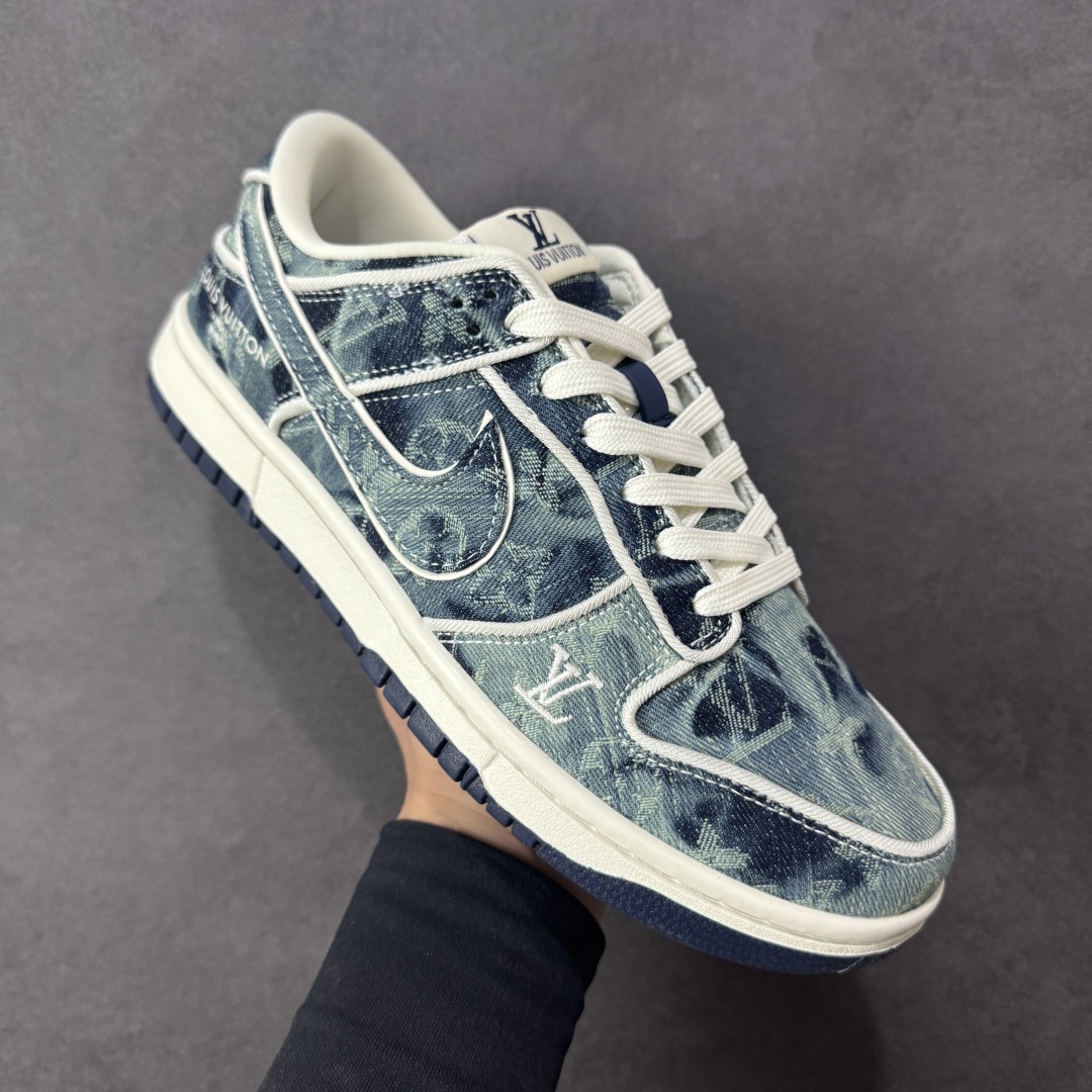 【纯原】Nike SB Dunk Low LV联名 青蓝牛仔 高端定制 低帮休闲板鞋 SC0601-46