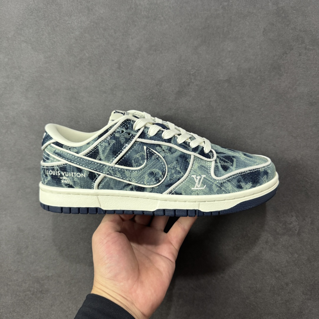 【纯原】Nike SB Dunk Low LV联名 青蓝牛仔 高端定制 低帮休闲板鞋 SC0601-46