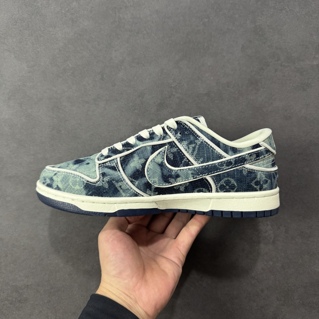 【纯原】Nike SB Dunk Low LV联名 青蓝牛仔 高端定制 低帮休闲板鞋 SC0601-46