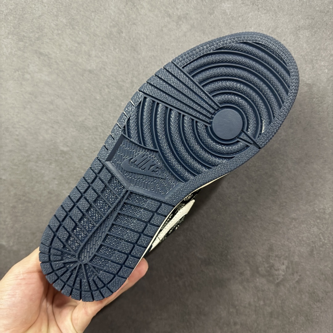 【纯原】Stussy x Air Jordan 1 Low 斯图西 x AJ1 低帮 蓝白黑 AJ1 乔