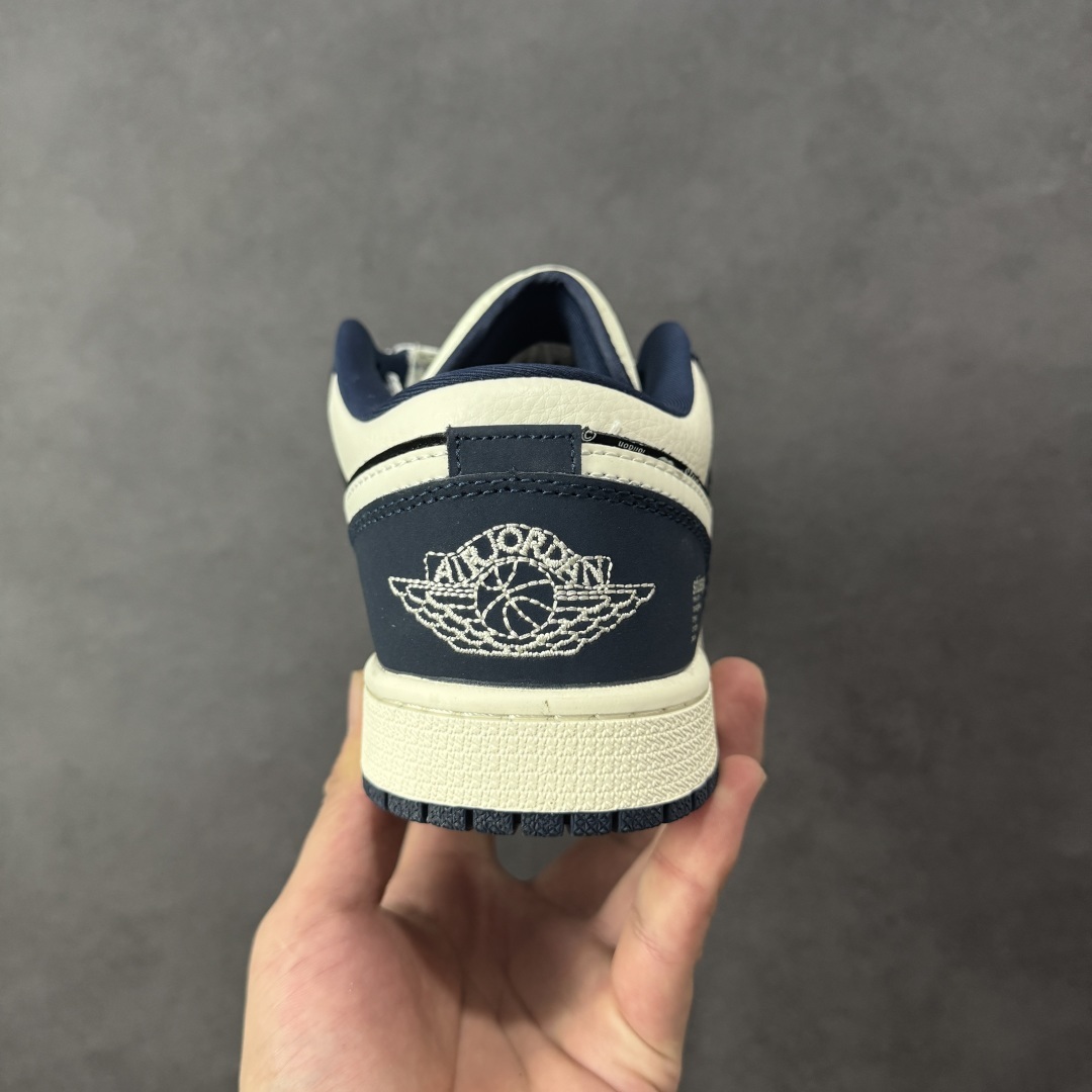 【纯原】Stussy x Air Jordan 1 Low 斯图西 x AJ1 低帮 蓝白黑 AJ1 乔