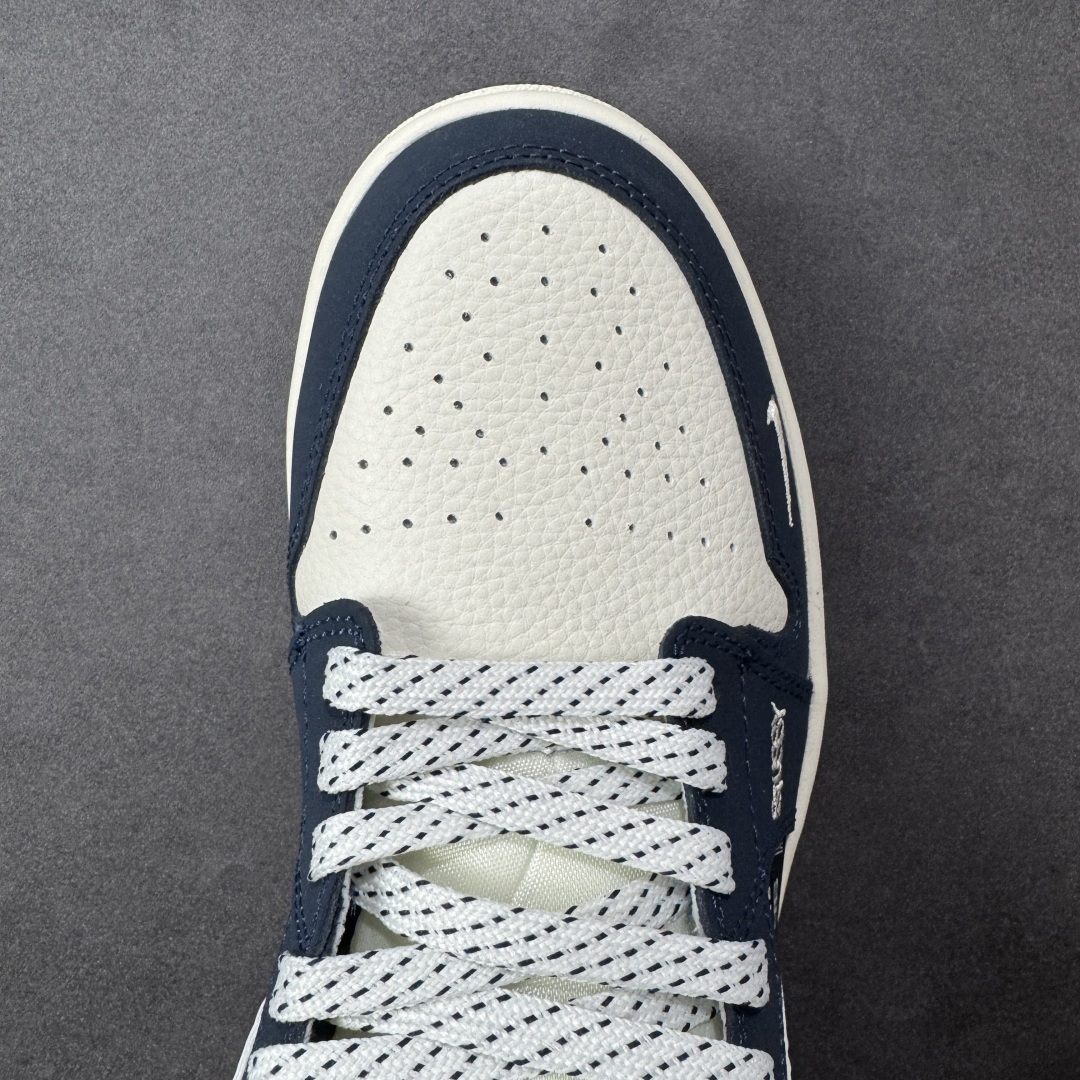 【纯原】Stussy x Air Jordan 1 Low 斯图西 x AJ1 低帮 蓝白黑 AJ1 乔