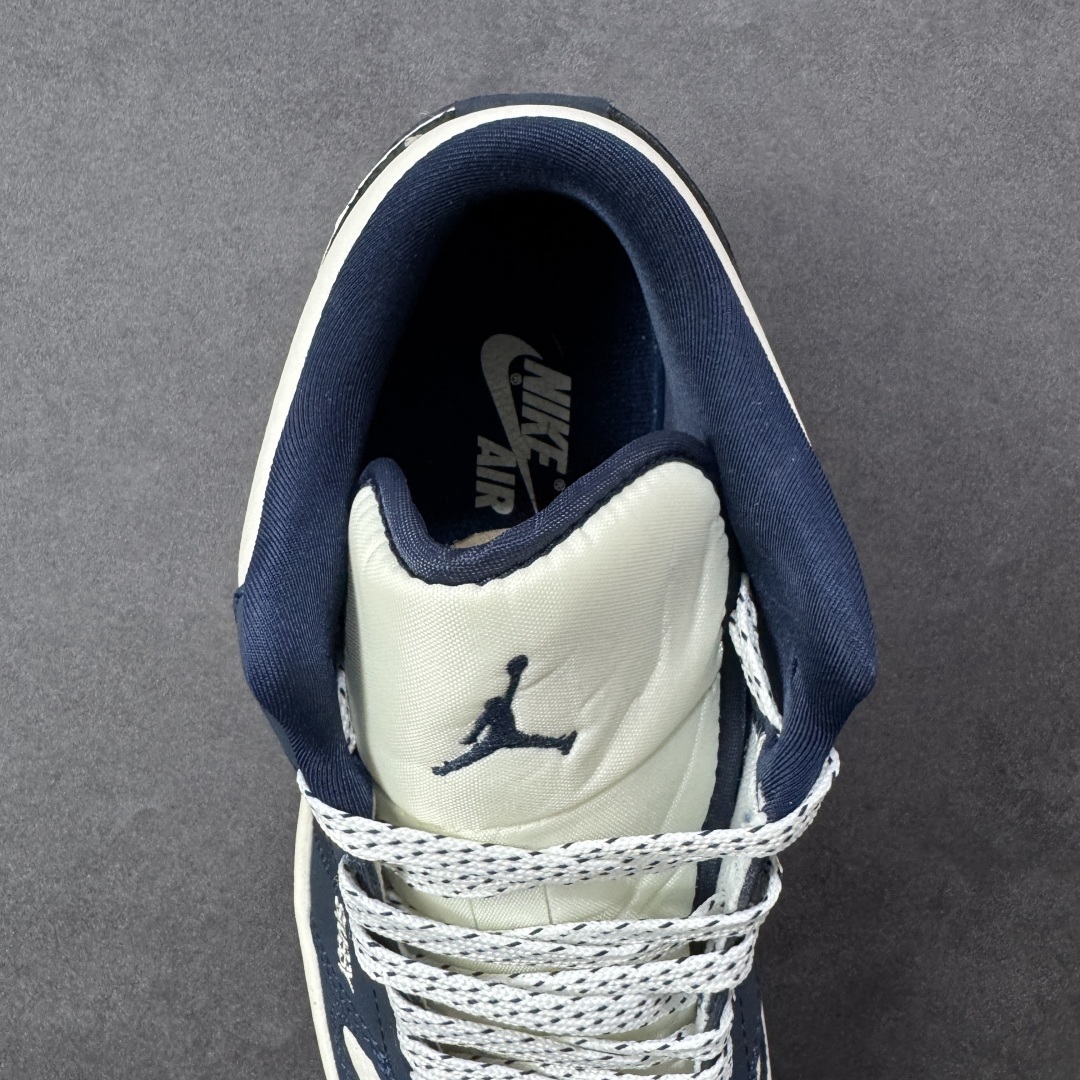 【纯原】Stussy x Air Jordan 1 Low 斯图西 x AJ1 低帮 蓝白黑 AJ1 乔