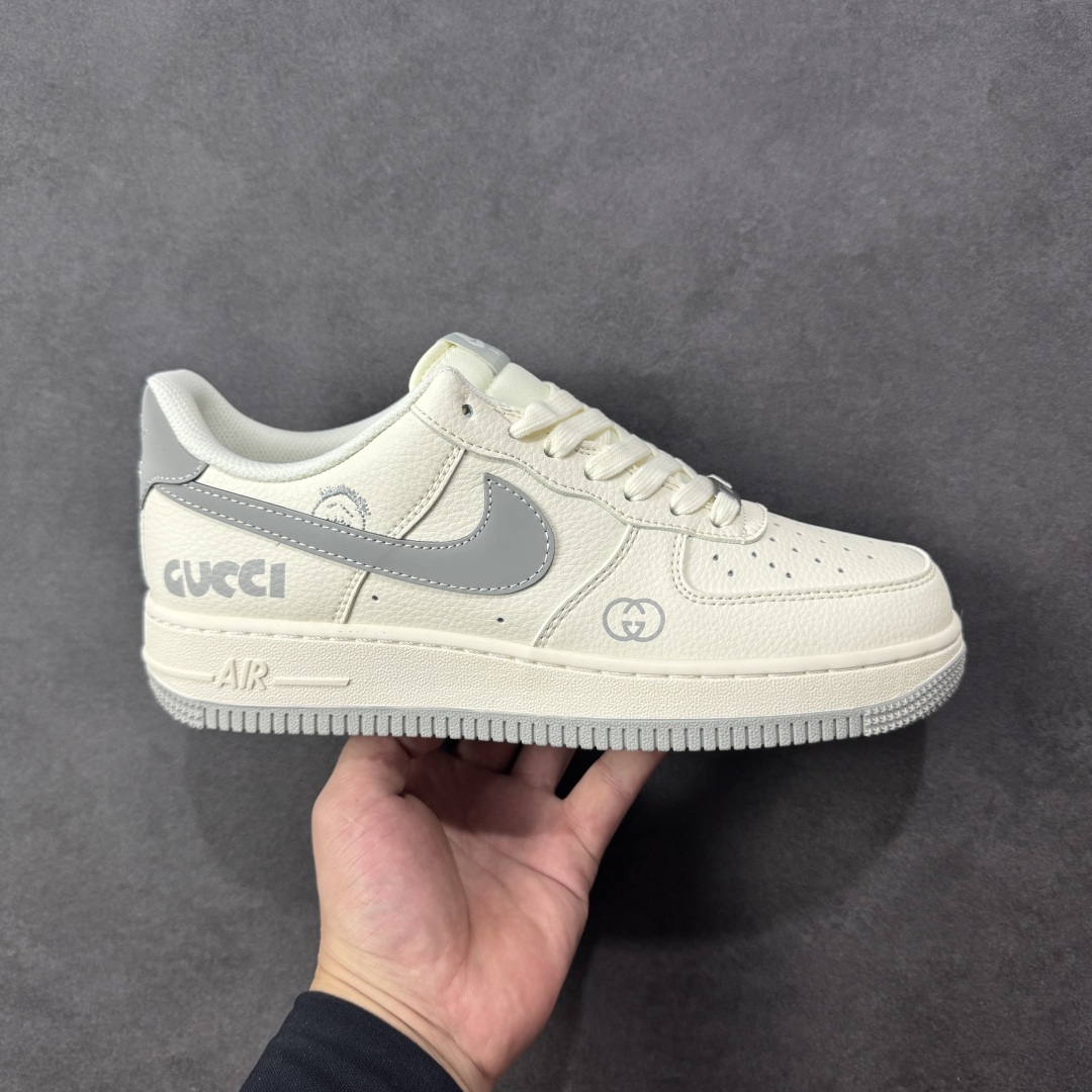 【纯原】Nike Air Force 1'07 Low 古驰联名 鬼脸米灰 空军一号 低帮休闲板鞋#原楦