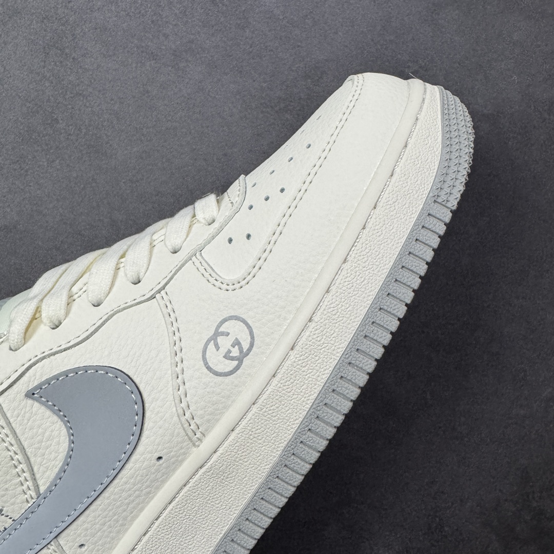【纯原】Nike Air Force 1'07 Low 古驰联名 鬼脸米灰 空军一号 低帮休闲板鞋#原楦