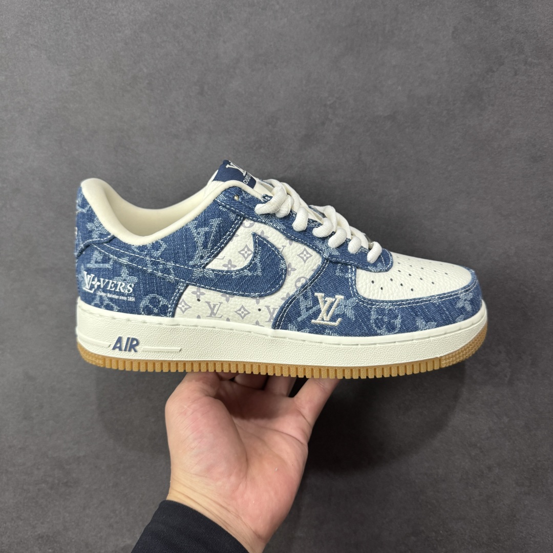 【纯原】Nike Air Force 1'07 Low LV联名 白海军蓝 空军一号低帮休闲板鞋#原楦头