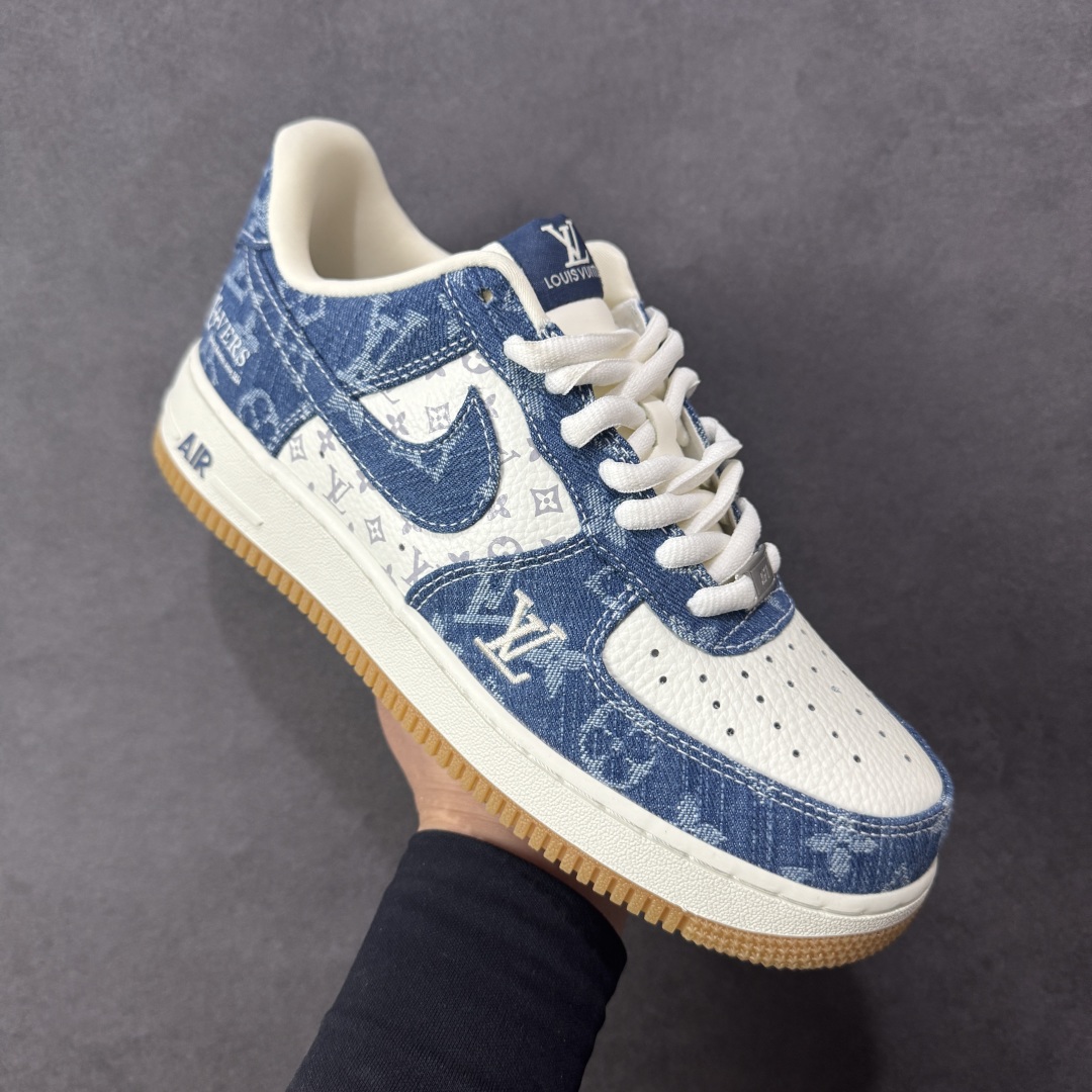 【纯原】Nike Air Force 1'07 Low LV联名 白海军蓝 空军一号低帮休闲板鞋#原楦头