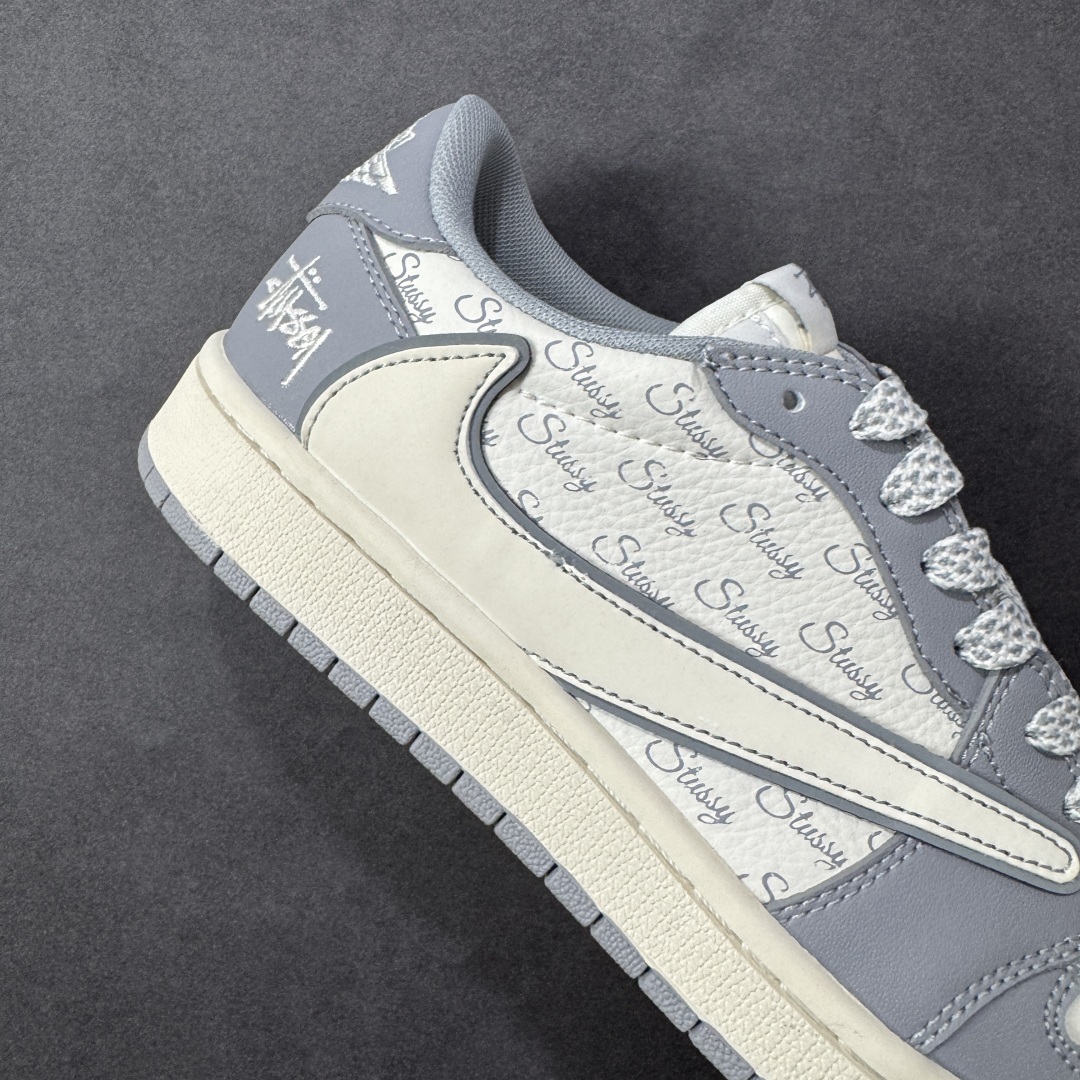 【纯原】Stussy x Travis Scott x Air Jordan 1 Low 高端定制联名款