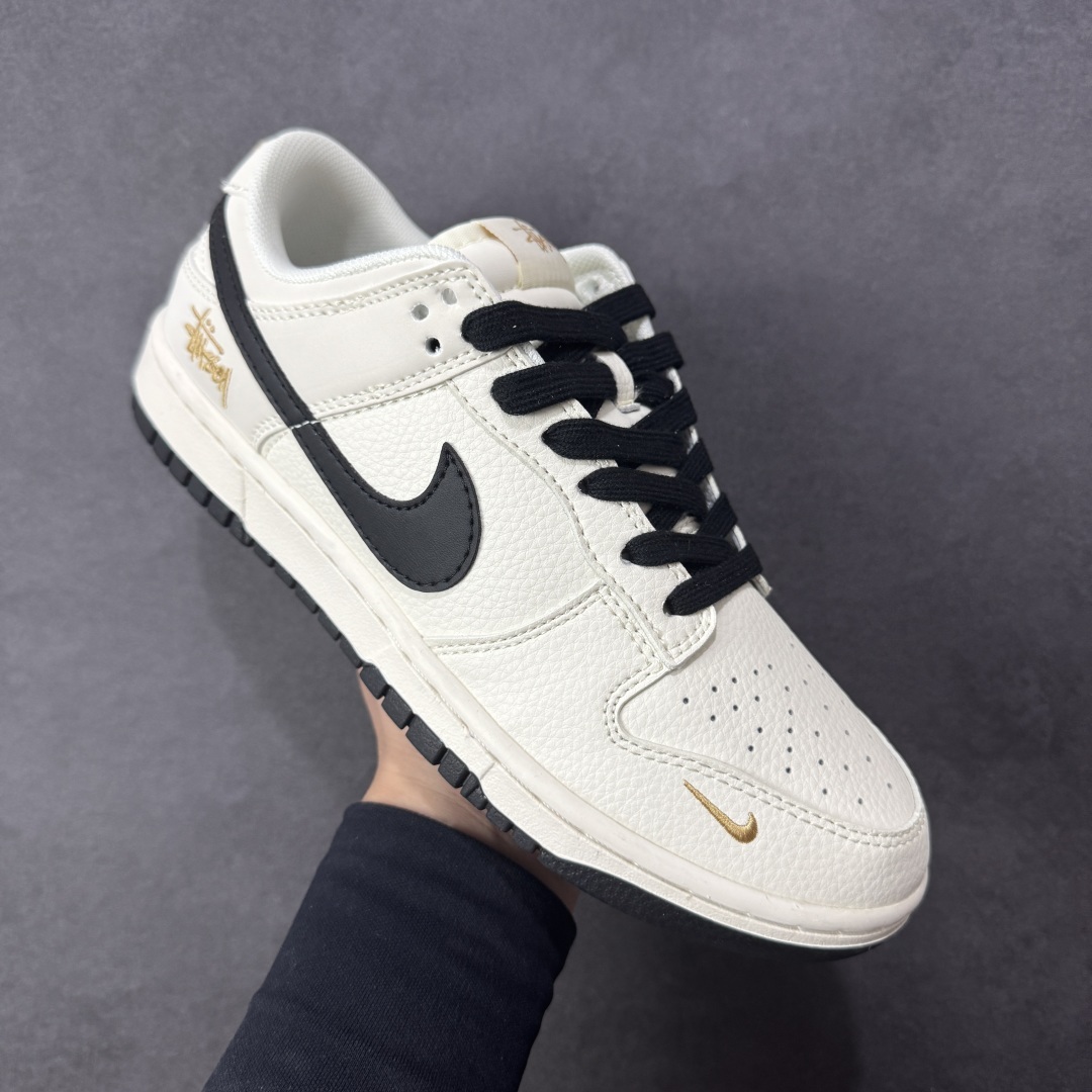 【纯原】Stussy x Nike Dunk SB Low 斯图西 x 耐克 SB 低帮 联名米白黑 鞋